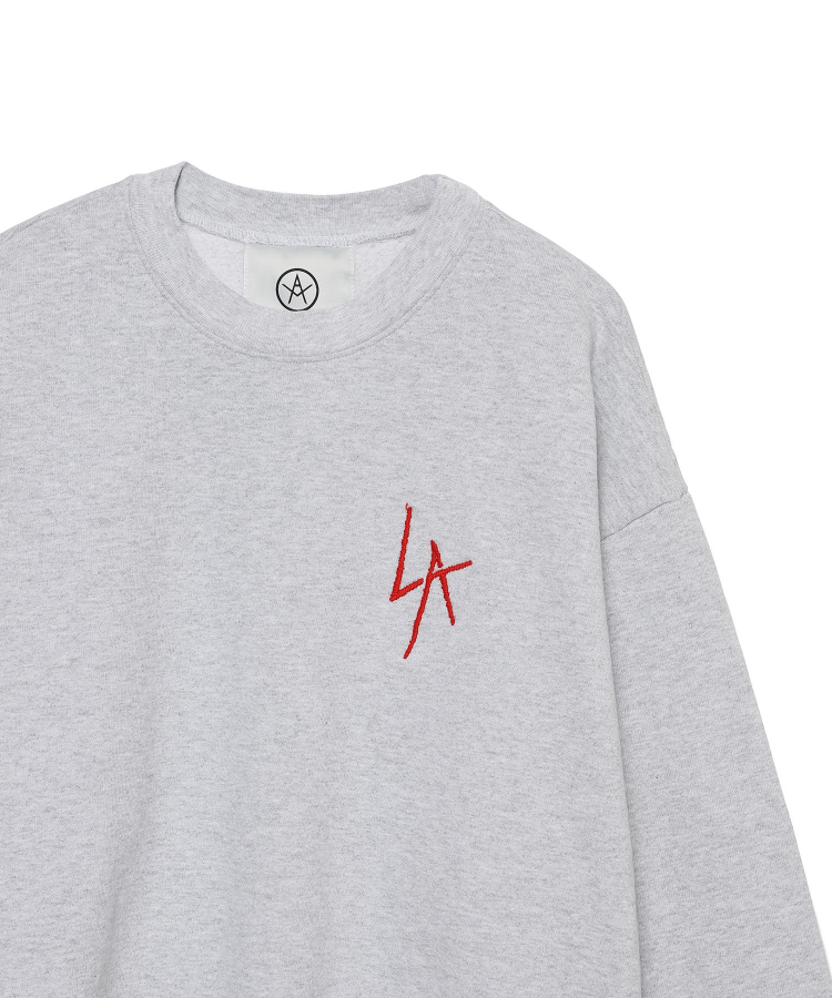 LOCAL AUTHORITY LA SLASH CREW NECK Lサイズ-