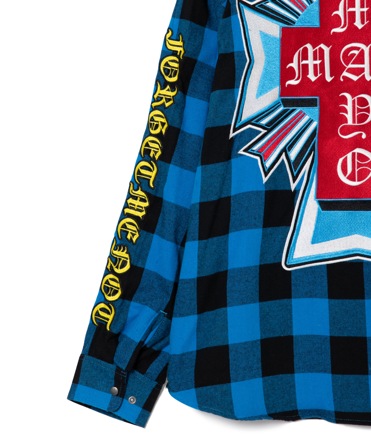 MAYO CROSS Embroidery Check Shirt（MAYO）｜TATRAS CONCEPT STORE