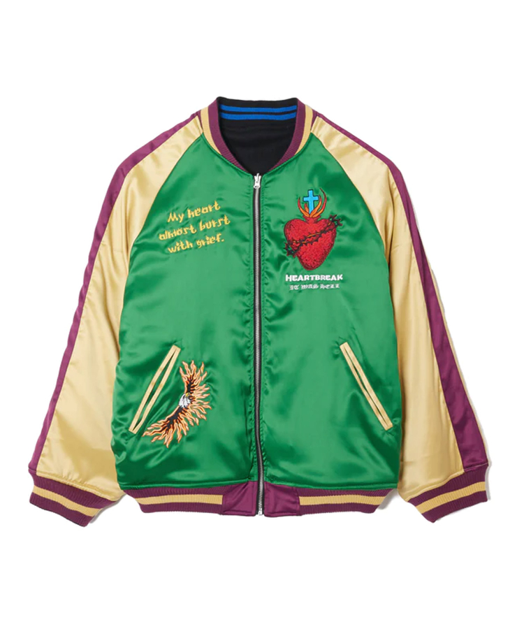 MAYO FIRE Embroidery Reversible Souvenir Jacket（MAYO）｜TATRAS