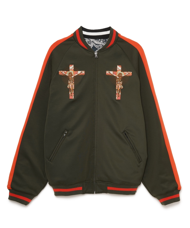 JESUS MAYO PAISLEY EMBROIDERYリバーシブルジャケット-