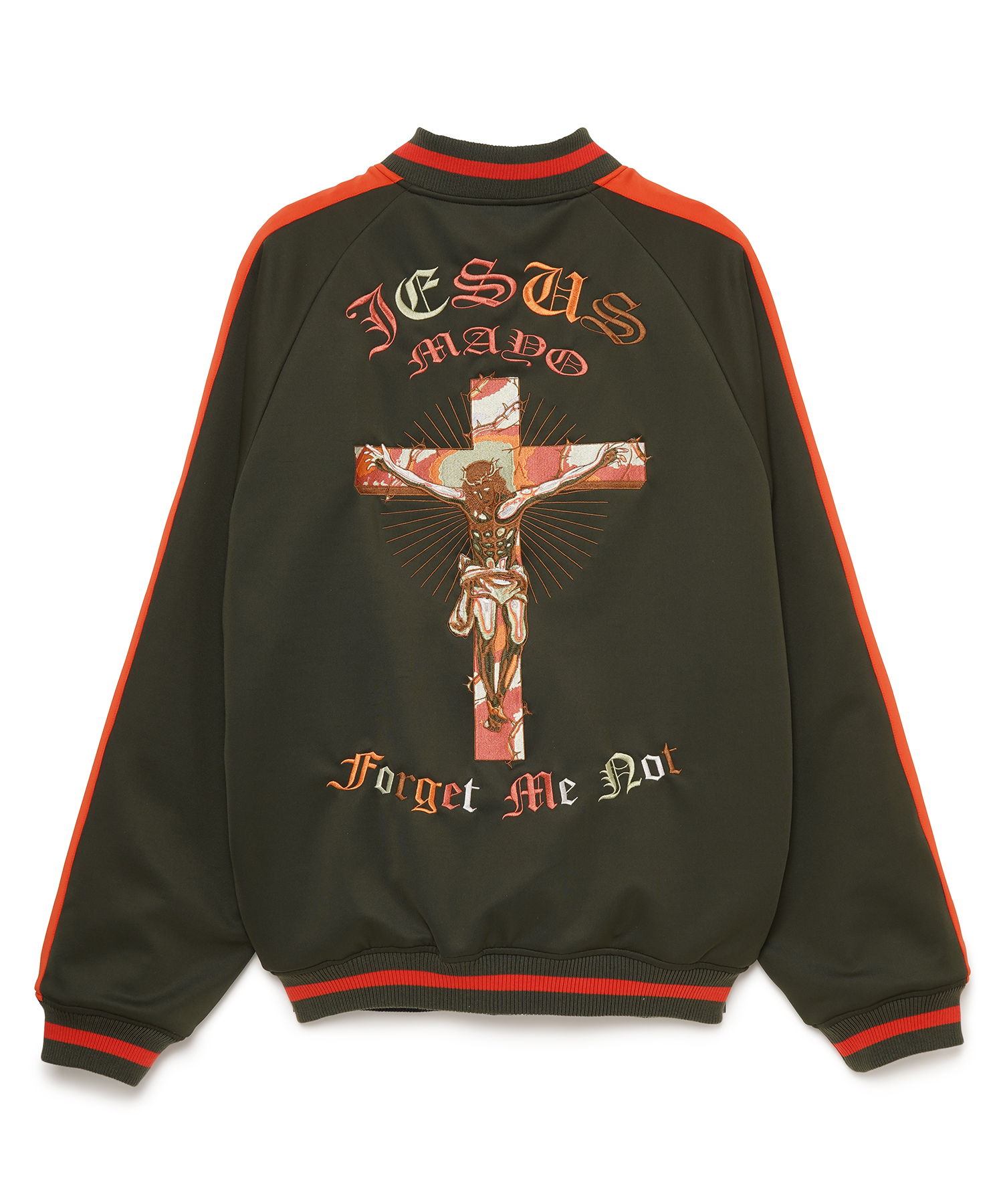 JESUS MAYO Paisley Embroidery Reversible Souvenir Track Jack（MAYO ...