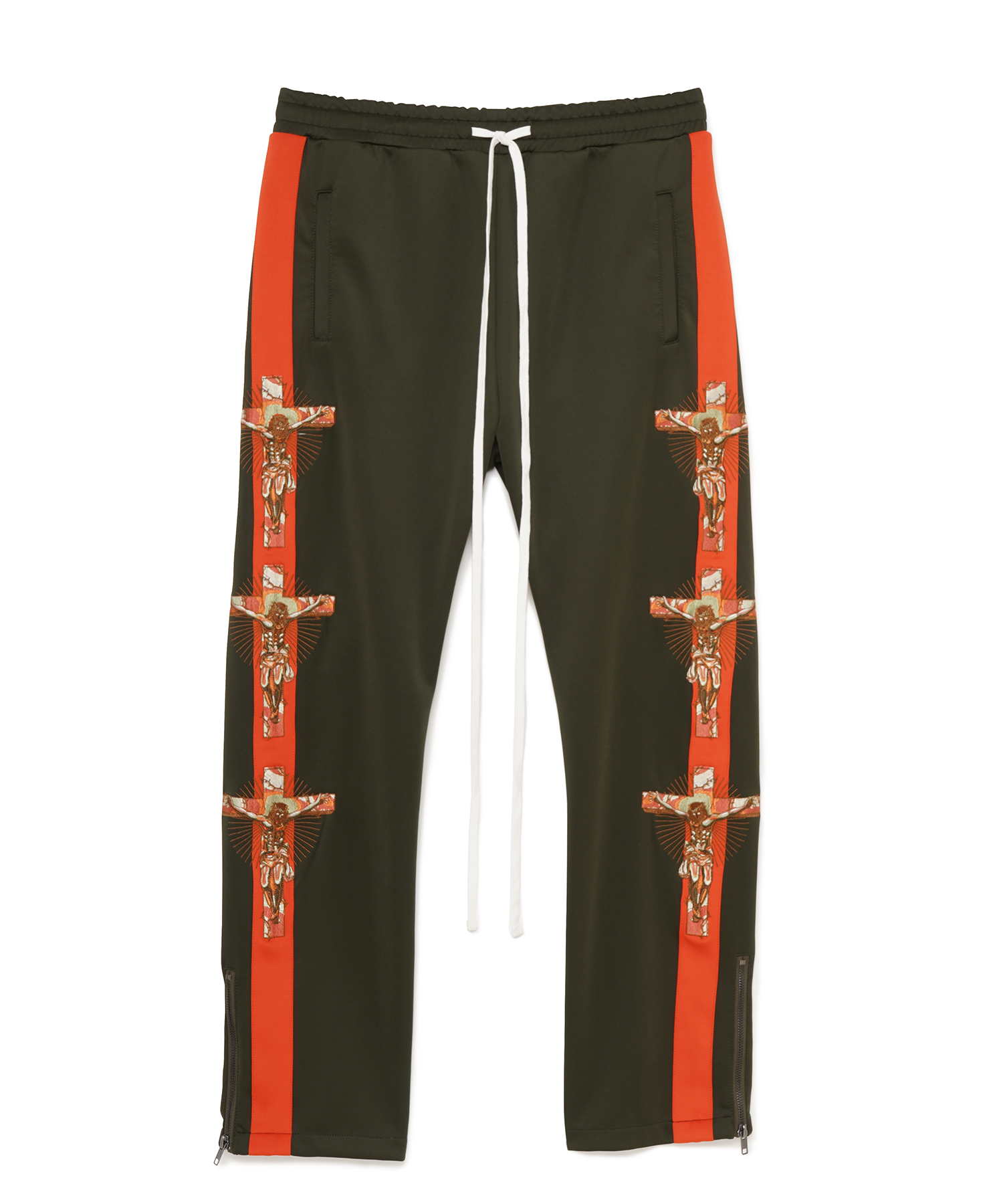 JESUS Mayo Embroidery Souvenir Track pants（MAYO