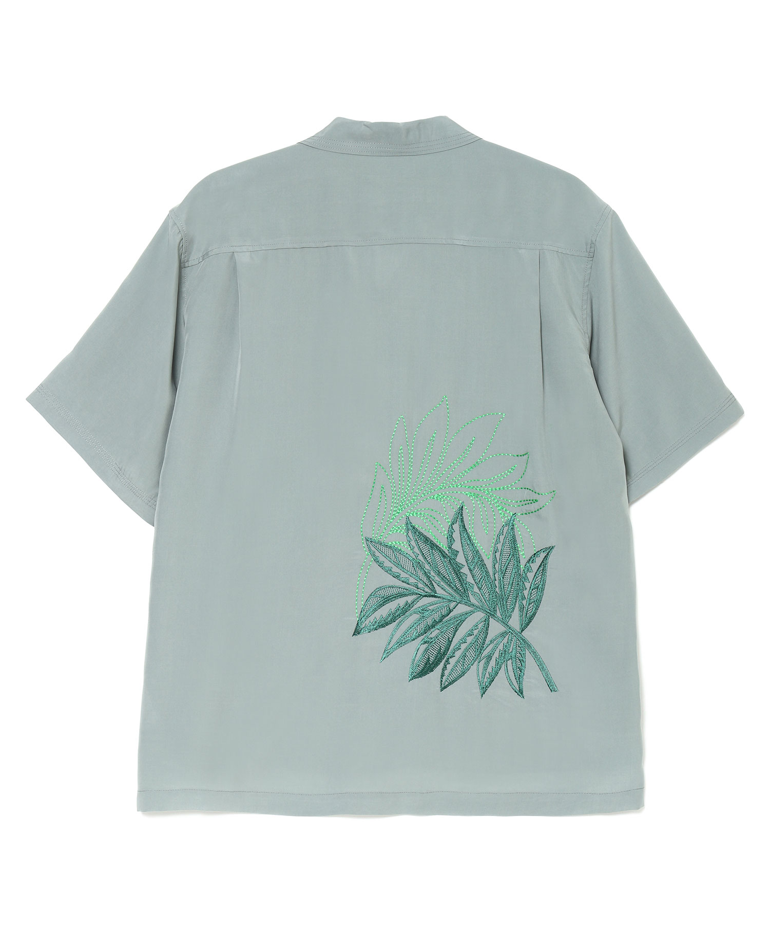 Vintage leaf Embroidery shirt 刺繍シャツ | www.toyopackaging.com.pk