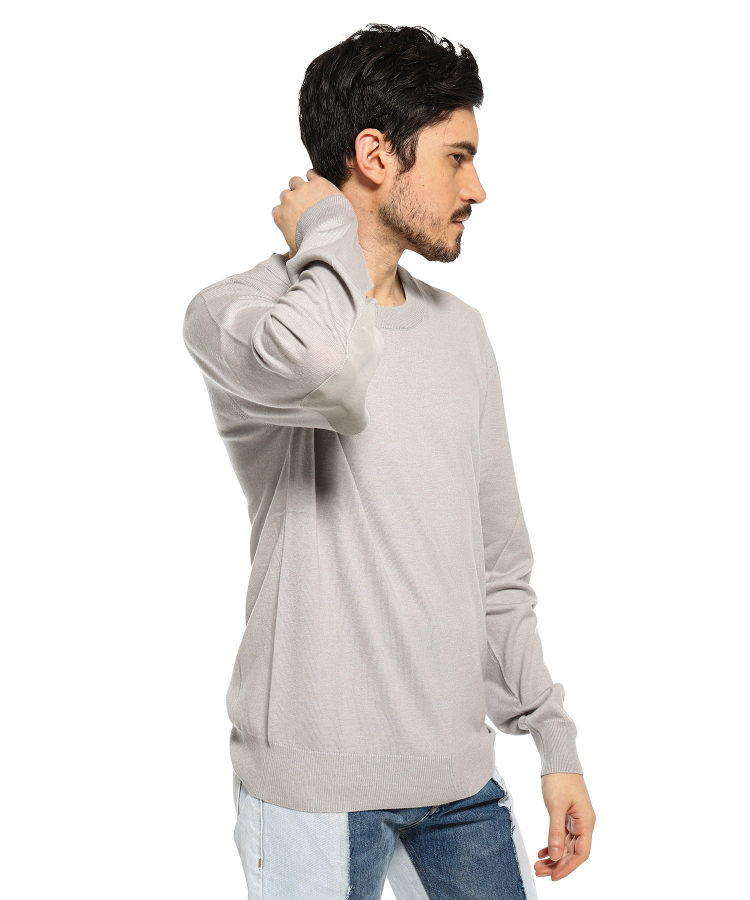 14G ELBOW PATCHES CREW KNIT （Maison Margiela）｜TATRAS CONCEPT 