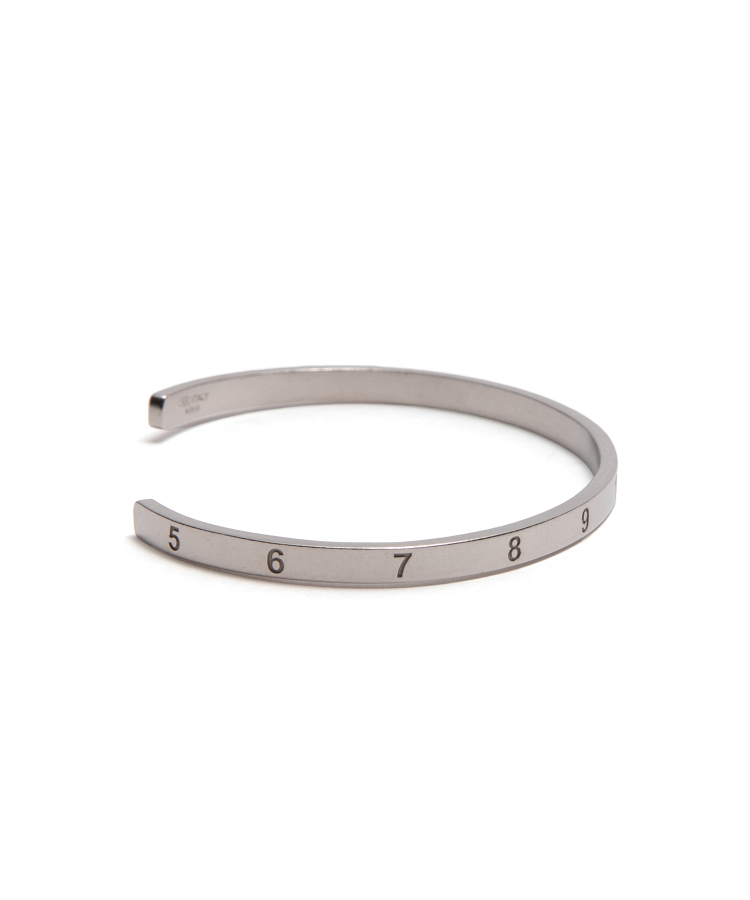 4mm Sterling Silver Number Collection Cuff（Maison Margiela 