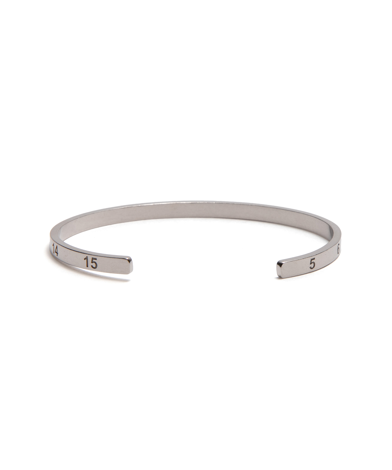 4mm Sterling Silver Number Collection Cuff（Maison Margiela 
