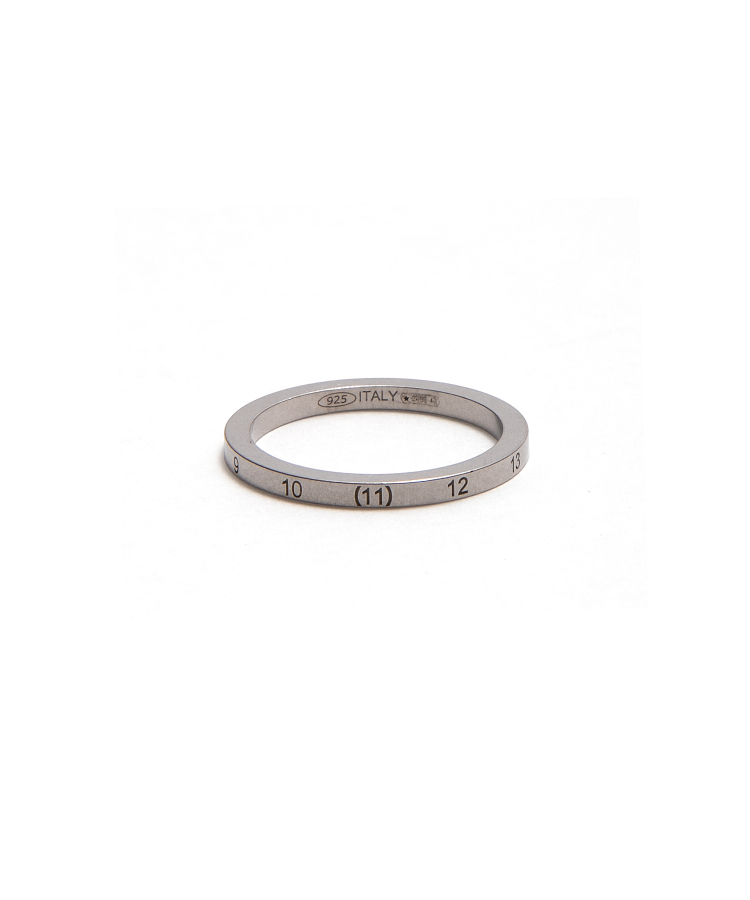 2mm Sterling Silver Number Collection Ring（Maison Margiela