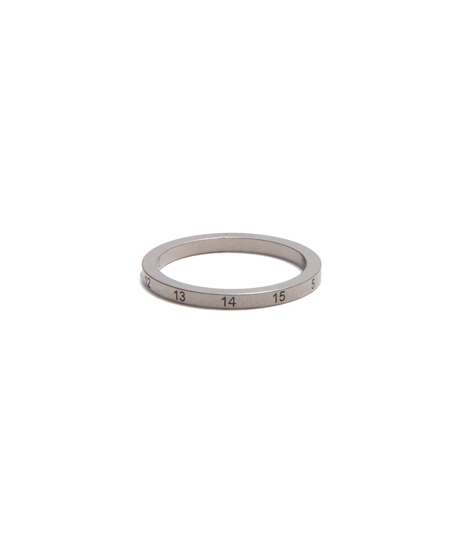 2mm Sterling Silver Number Collection Ring（Maison Margiela 