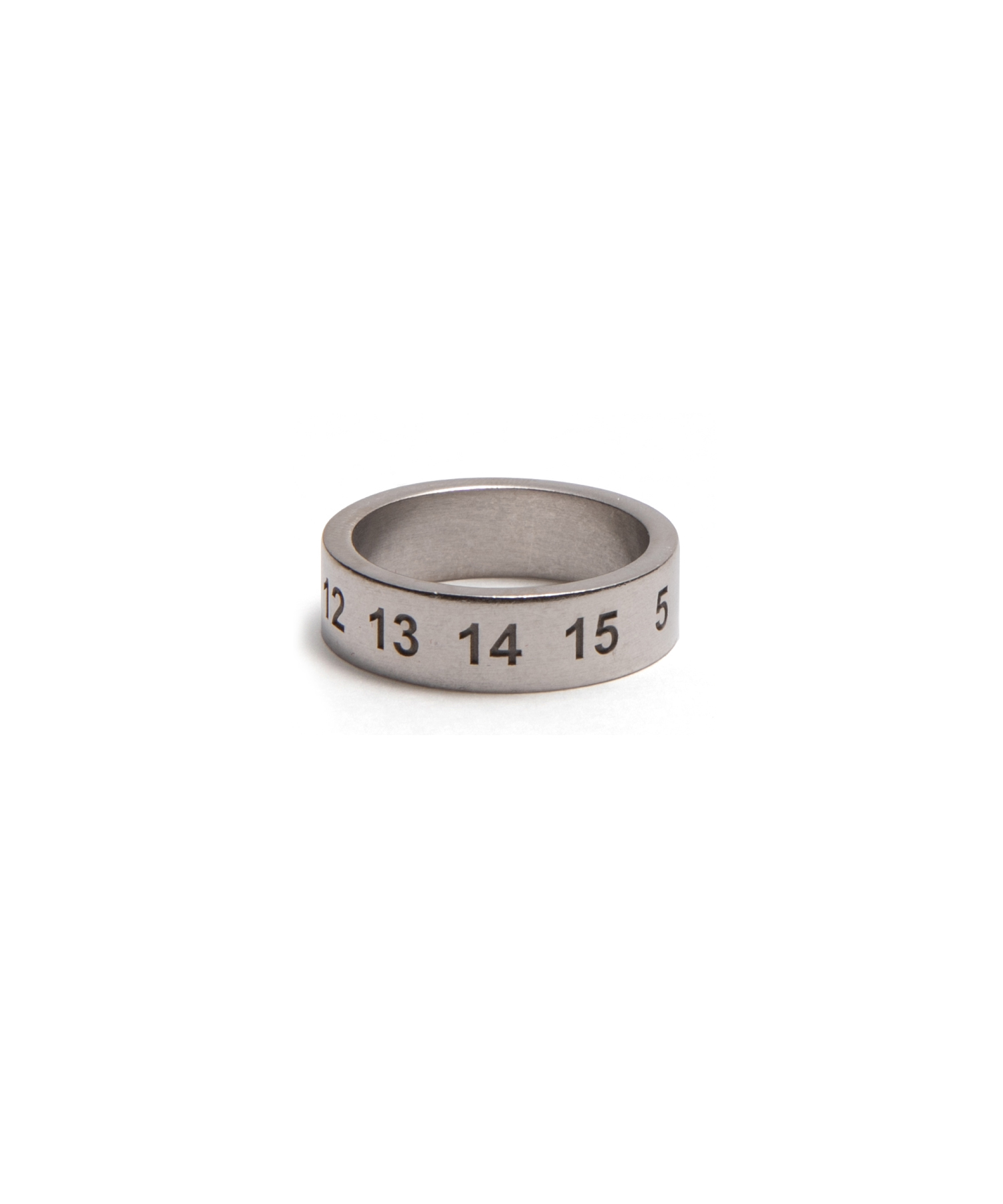 6.50 mm Sterling Silver Number Collection Ring（Maison Margiela 