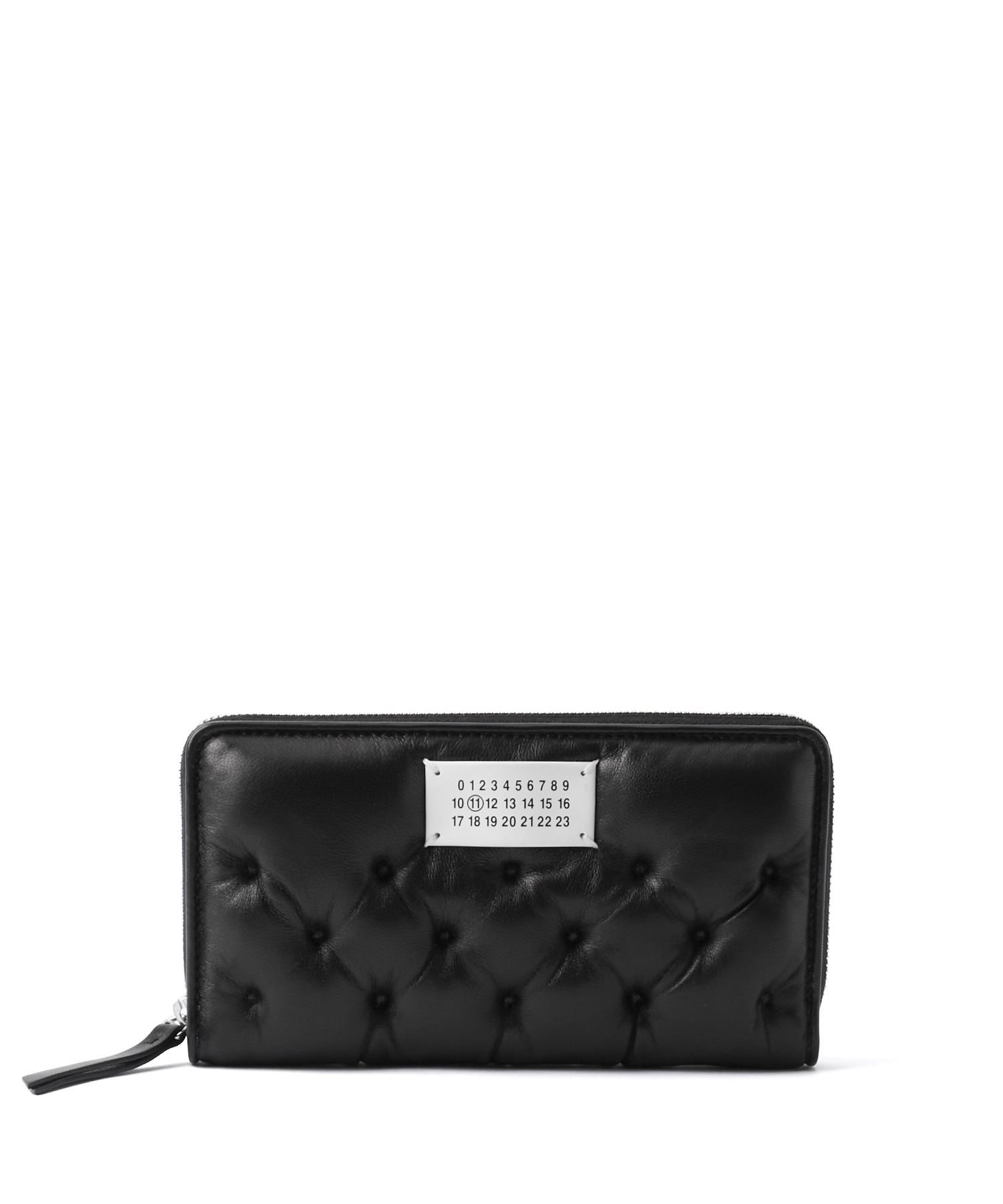 Maison Margiela (メゾン マルジェラ) WALLET ZIP AROUND CONTINENTAL 送料無料 BLACK/01 サイズ:F 財布＆カードケース メンズ