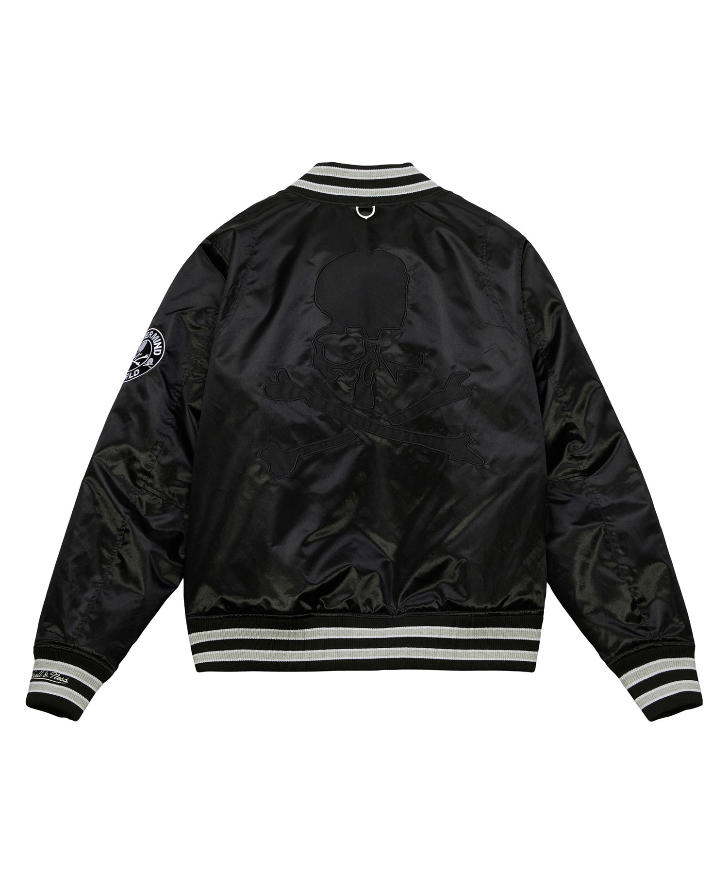 MASTERMIND WORLD×mitchell&ness SATIN JACKET COLLAB（mastermind