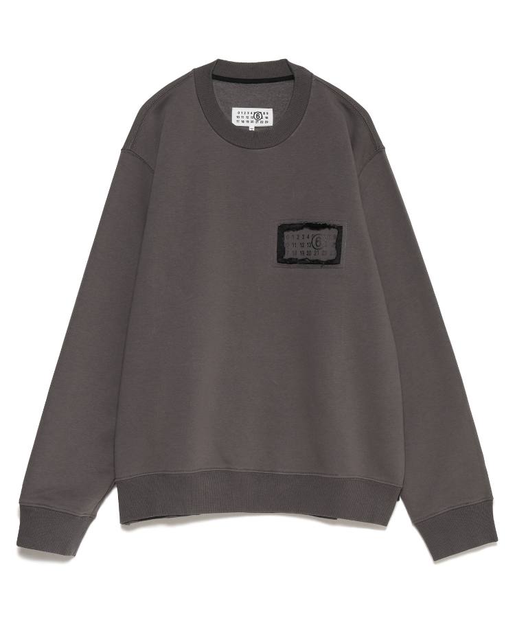 グレー×カーキMM6 Maison Margiela SWEAT SHIRT スウェットシャツ - T