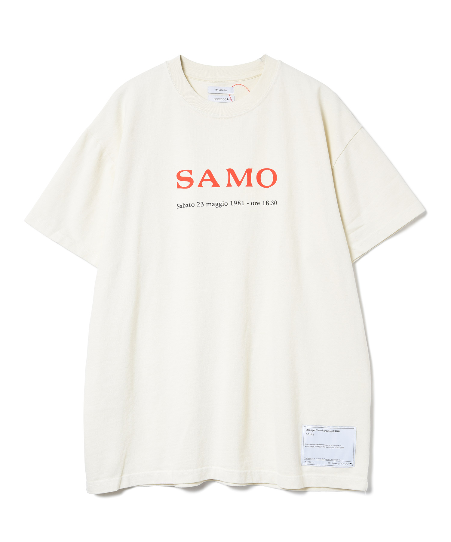 SAMO BOXY T （Mr.Saturday）｜TATRAS CONCEPT STORE タトラス公式通販