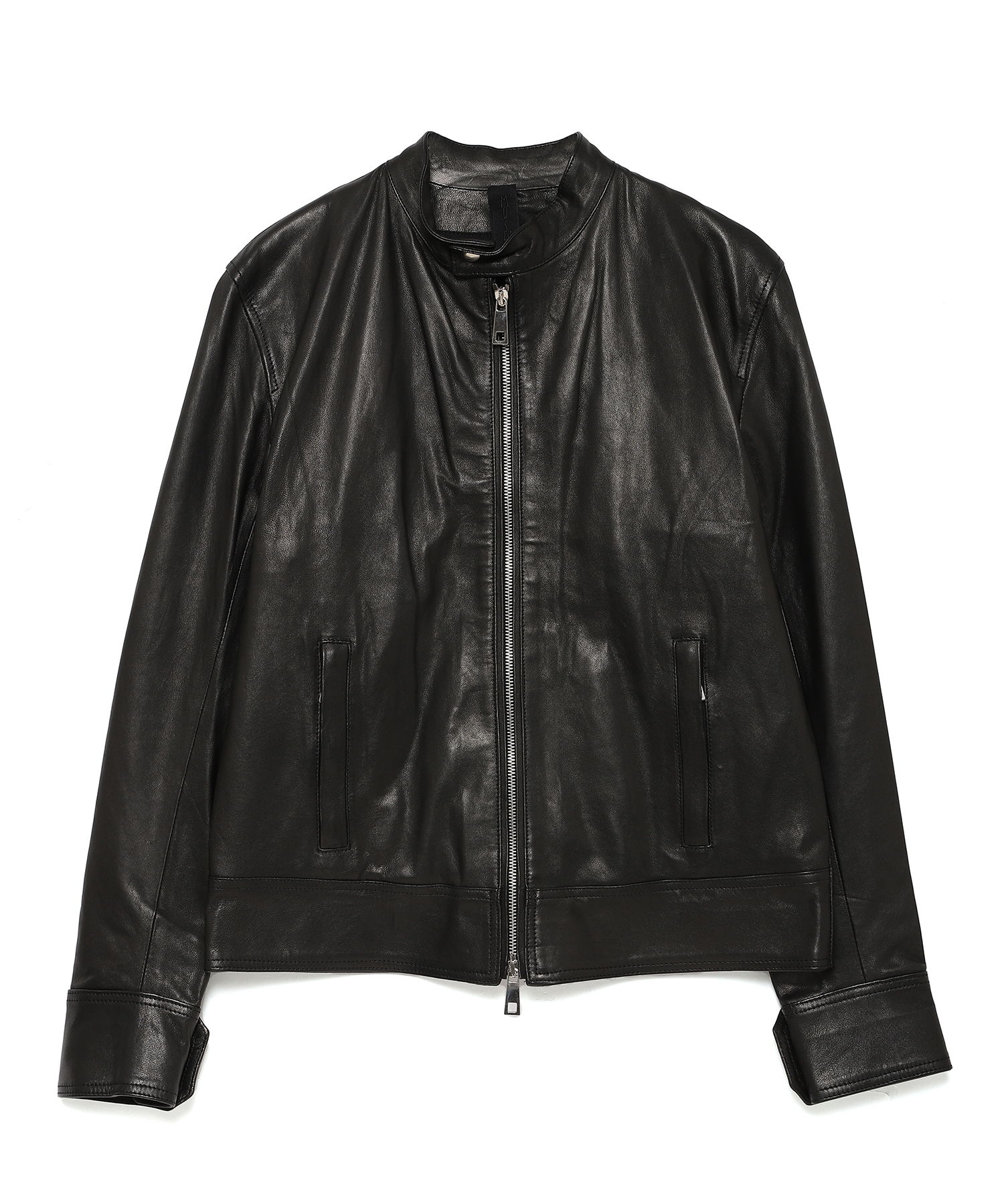 アニエスベー【新品未使用】lamb leather jacket 黒  Mサイズ