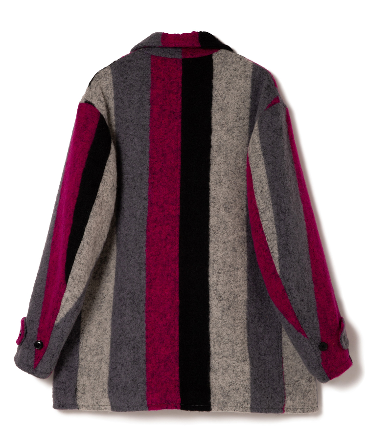 Pea Coat - Shaggy Multi Stripe（NEEDLES）｜TATRAS CONCEPT STORE