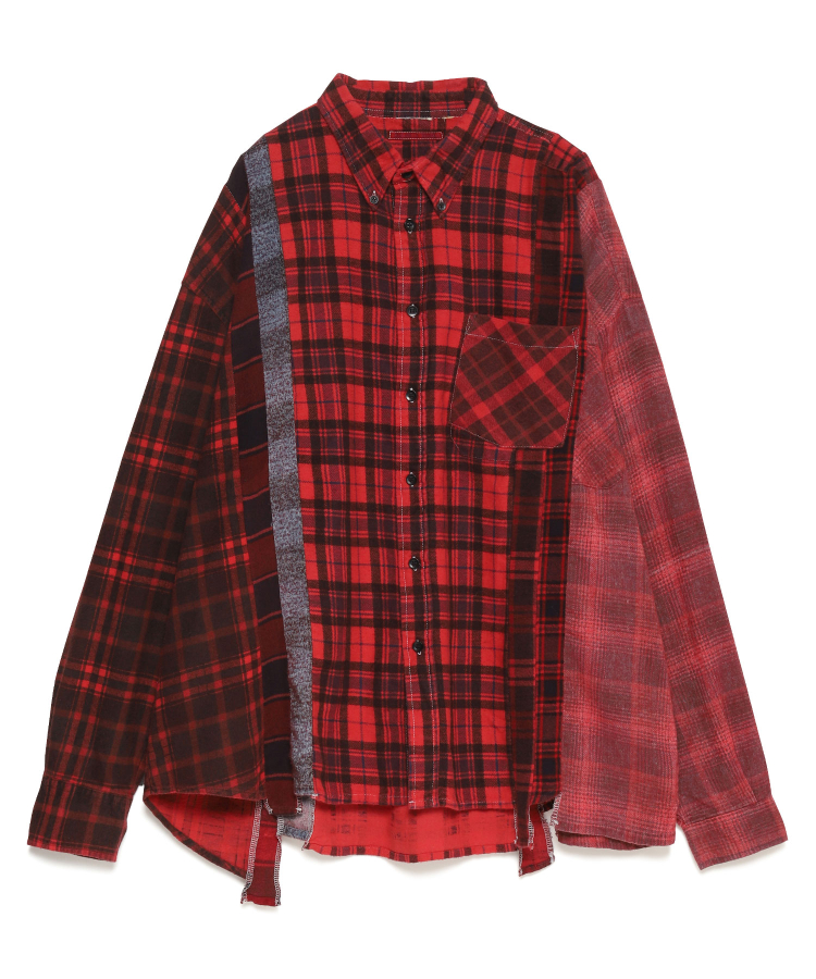 Flannel Shirt - 7 Cuts Shirt Over Dye（NEEDLES）｜TATRAS CONCEPT