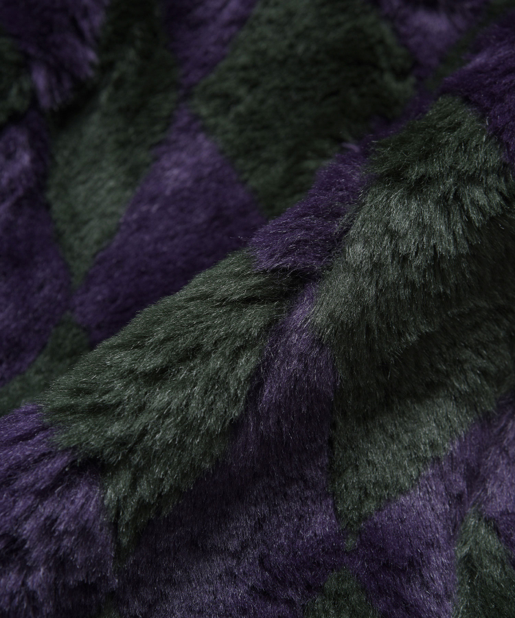 Pea Coat - Acrylic Fur Argyle（NEEDLES）｜TATRAS CONCEPT STORE