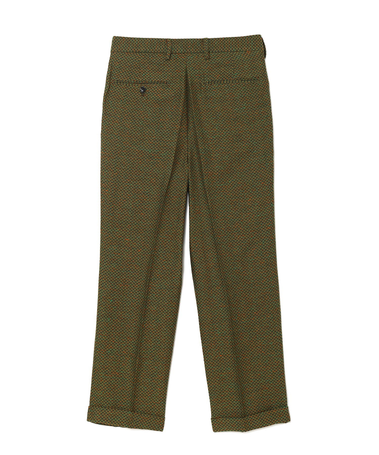 Tucked Trouser - C/PE Geometric Jq.（NEEDLES）｜TATRAS 
