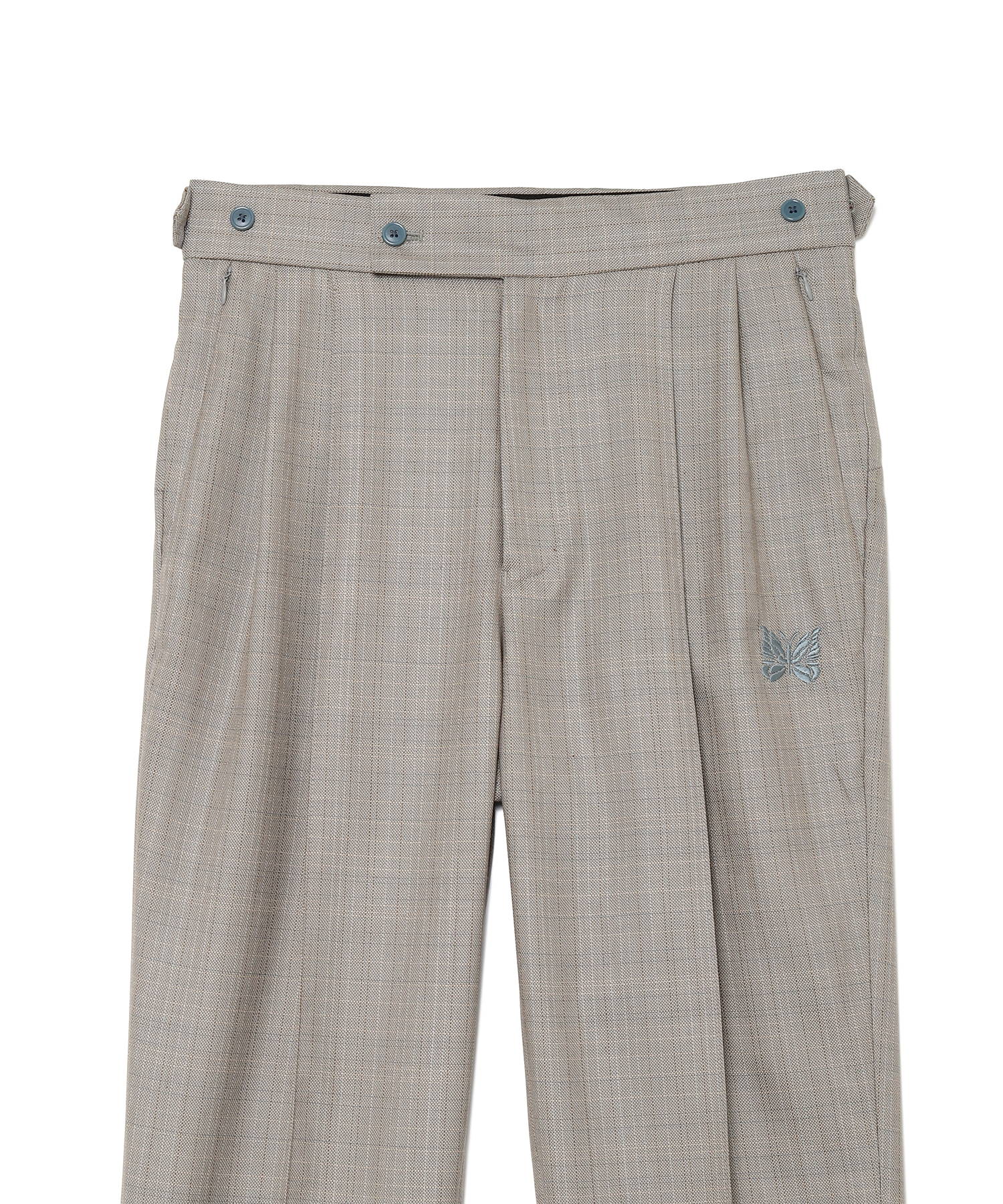 Tucked Side Tab Trouser - PE/W Plaid Cloth（NEEDLES）｜TATRAS