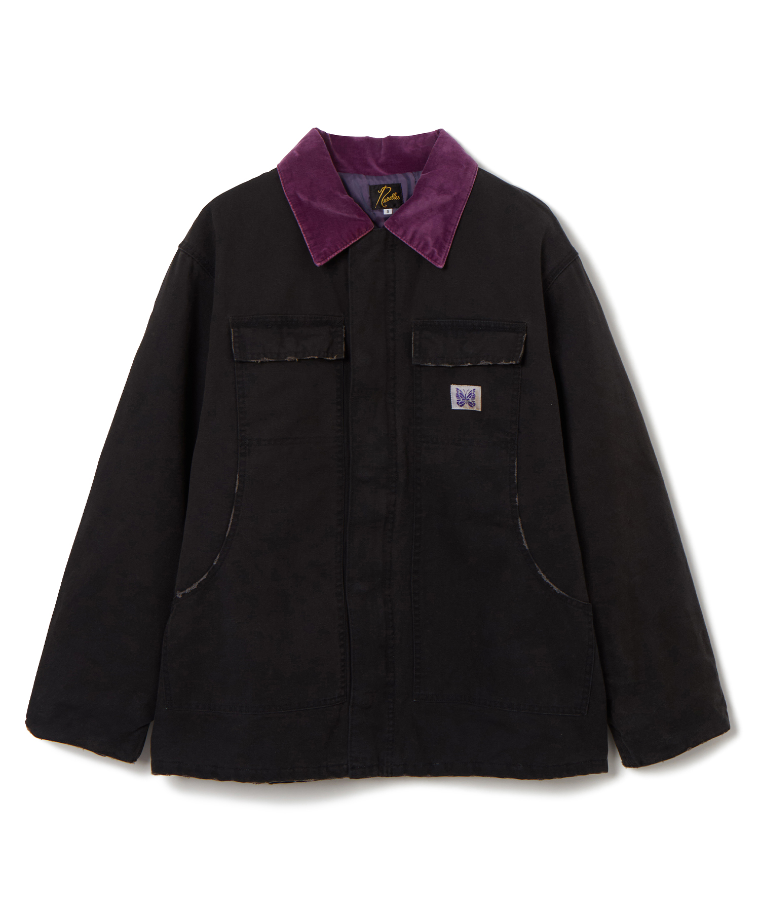 NEEDLES (ニードルズ) Lumberjack Coat - 11oz Cotton Oxford 送料無料 BLACK/01 サイズ:S,M ジャケット メンズ