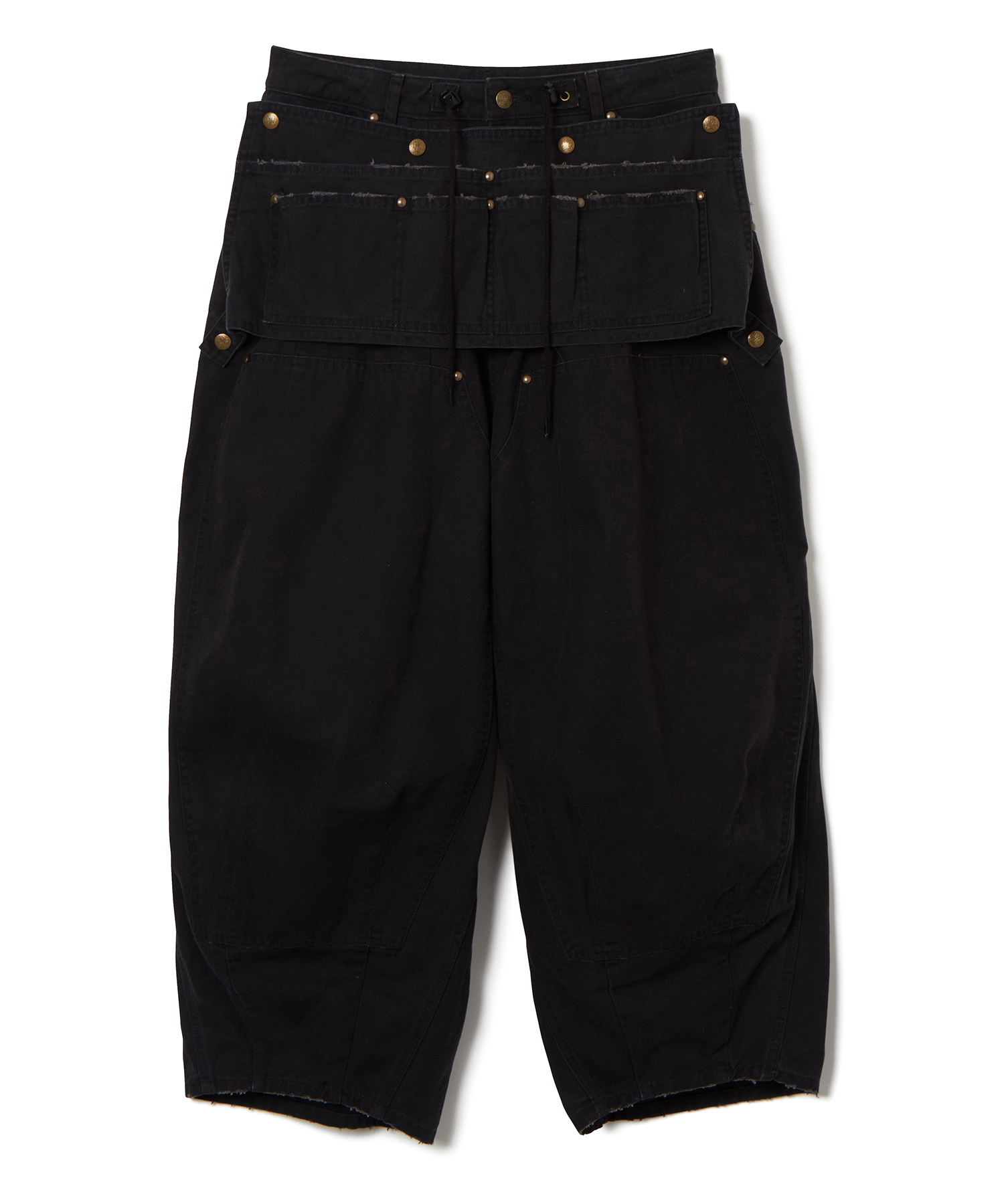 NEEDLES (ニードルズ) H.D. Pant - Apron / 11oz Cotton Oxford 送料無料 BLACK/01 サイズ:XS,S,M ロングパンツ メンズ