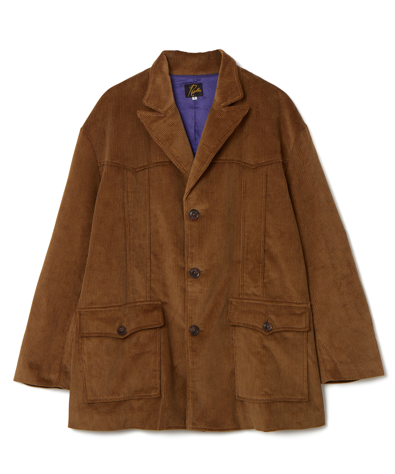 NEEDLES (ニードルズ) Norfolk Jacket - 8W Corduroy 送料無料 BROWN/20 サイズ:S,M ジャケット メンズ