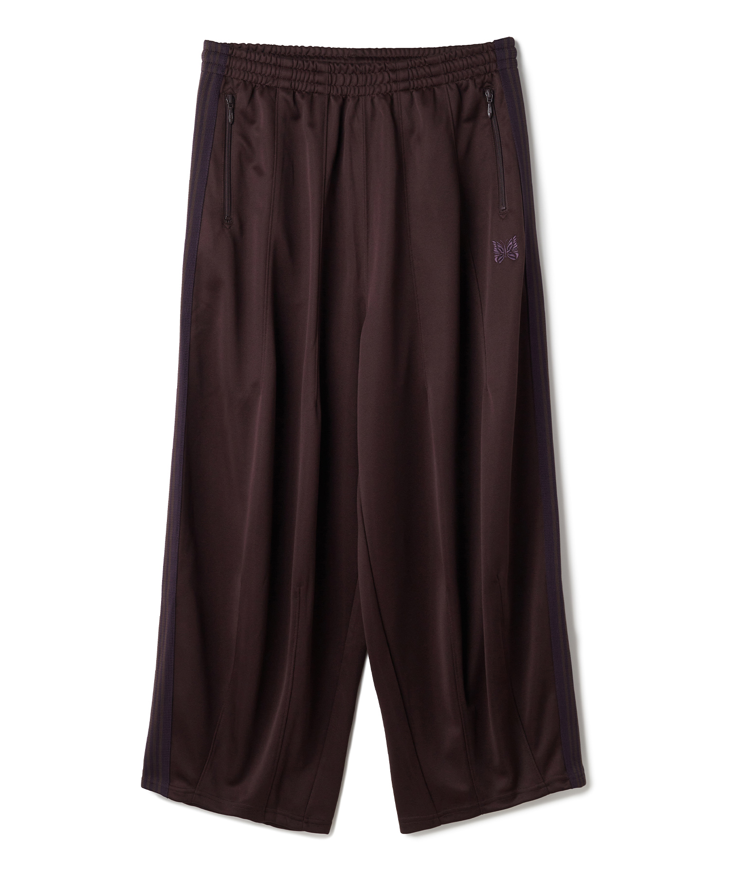 NEEDLES (ニードルズ) H.D. Track Pant - Poly Smooth D.BROWN/23 サイズ:XS,S,M,L ロングパンツ メンズ