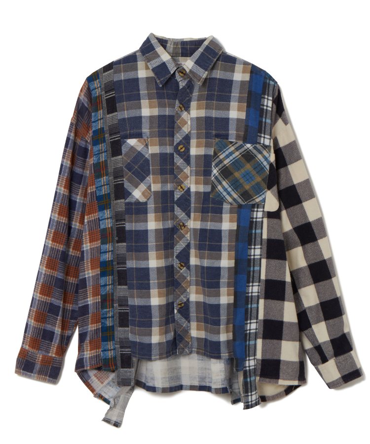 Flannel Shirt -> 7 Cuts Wide Shirt（NEEDLES）｜TATRAS CONCEPT STORE タトラス公式通販サイト