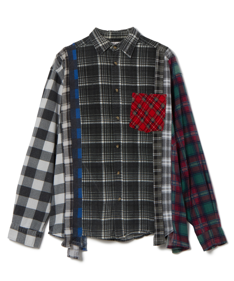 Flannel Shirt -> 7 Cuts Wide Shirt（NEEDLES）｜TATRAS CONCEPT STORE タトラス公式通販サイト