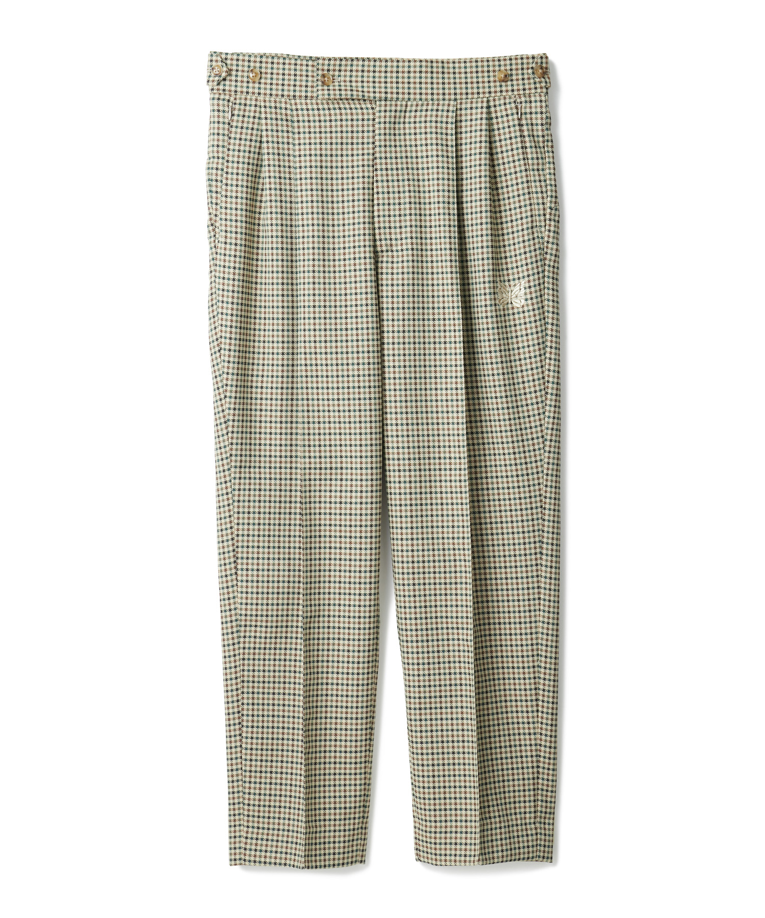 W.U. Tucked Side Tab Trouser - Poly Glen Plaid（NEEDLES）｜TATRAS CONCEPT  STORE タトラス公式通販サイト