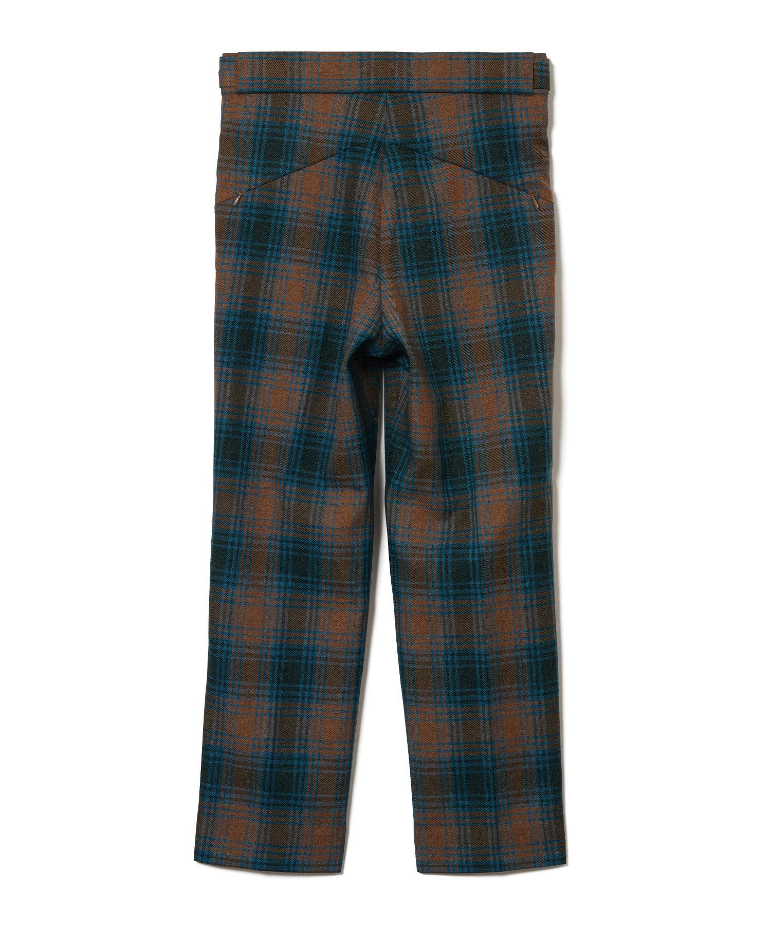 W.U. Tucked Side Tab Trouser - Poly Plaid Twill（NEEDLES）｜TATRAS CONCEPT  STORE タトラス公式通販サイト