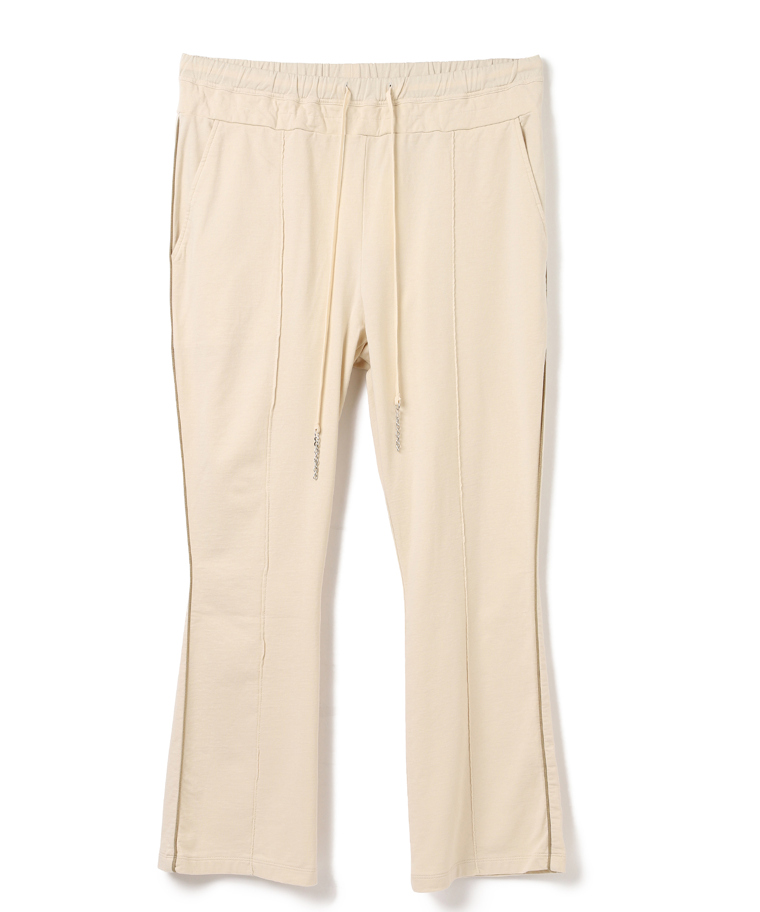 P.E.O.T.W AG (ピーイーオーティーダブリューエージー) SWEAT FLARE PANTS O.WHITE/11 サイズ:02 ロングパンツ メンズ