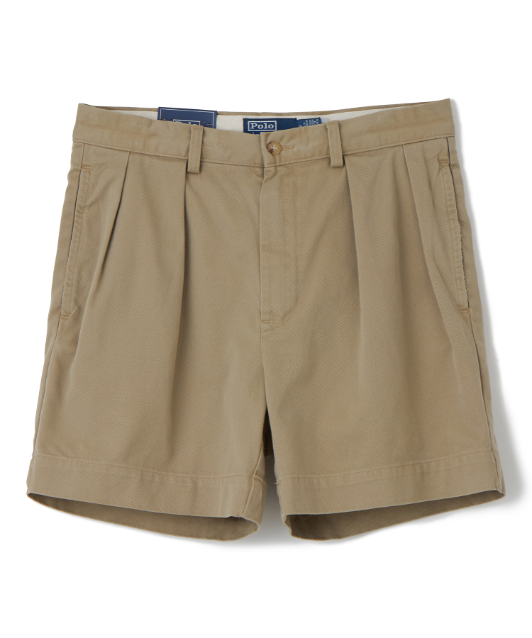 RELAXED FIT PREATED SHORT（POLO RALPH LAUREN）｜TATRAS CONCEPT 