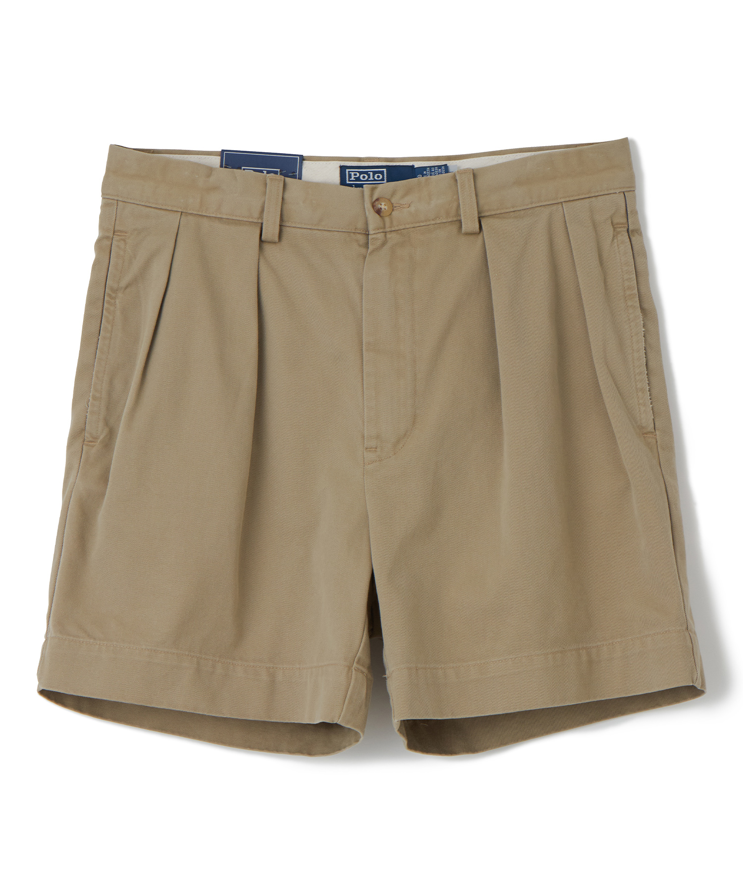 POLO RALPH LAUREN RELAXED FIT PREATED SHORT KHAKI/35 サイズ:30,32,34 ショートパンツ メンズ