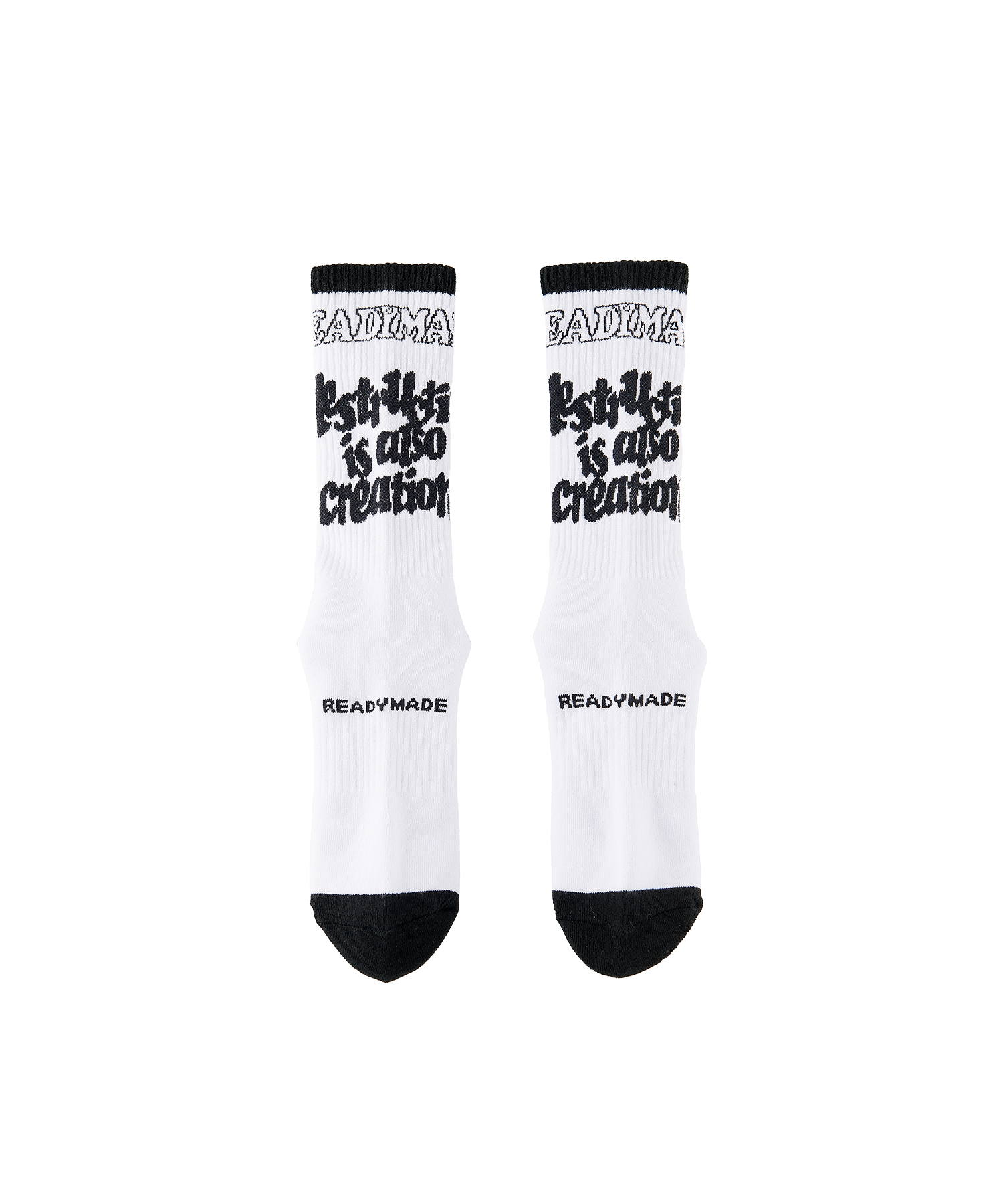 SOCKS DESTRUCTION/WHT（READYMADE）｜TATRAS CONCEPT STORE タトラス公式通販サイト