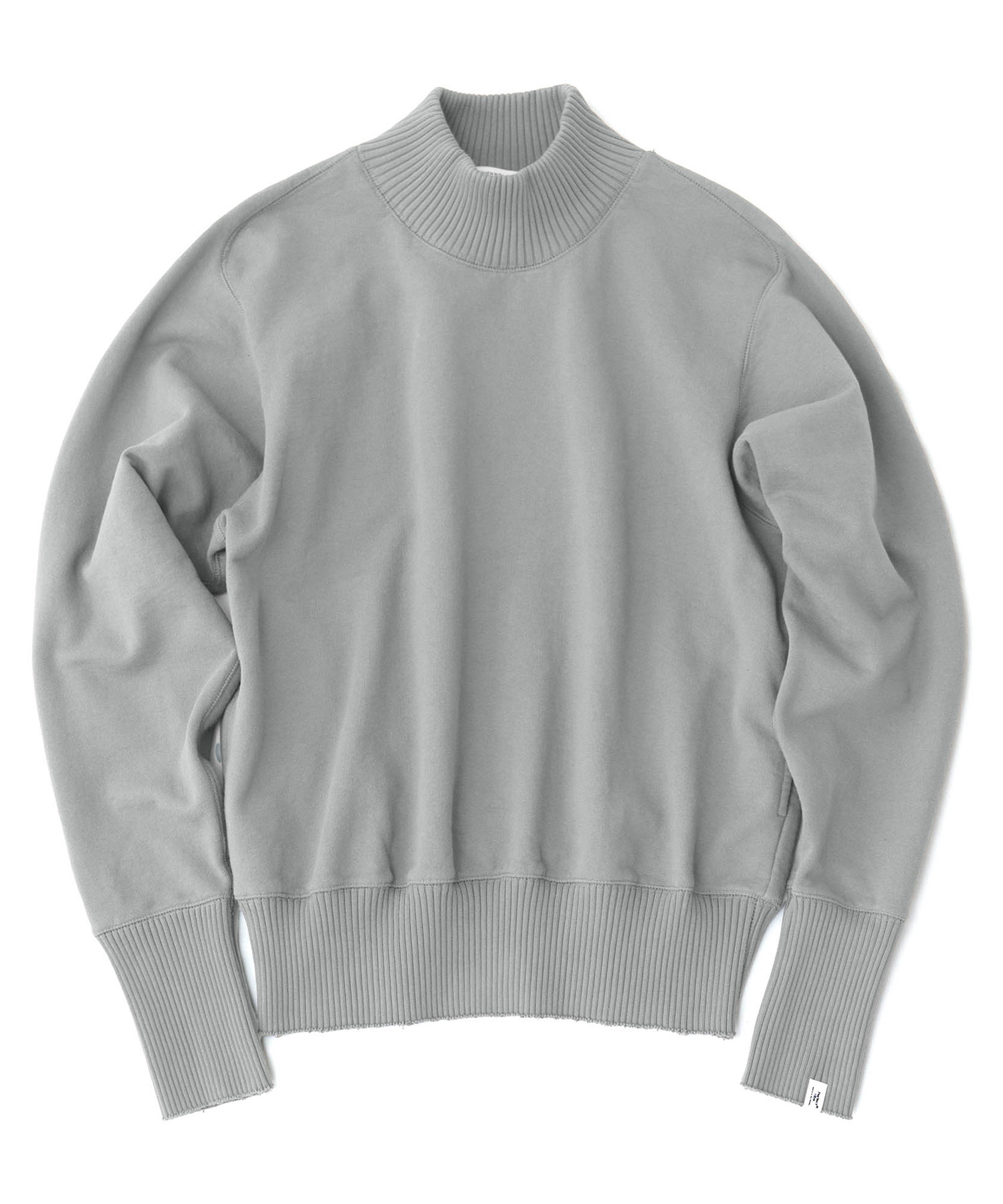 Perfect ribs Strange Sleeve Turtle Neck Sweat Shirts 送料無料 GRAY/07 サイズ:M,L,XL パーカー・スウェット メンズ