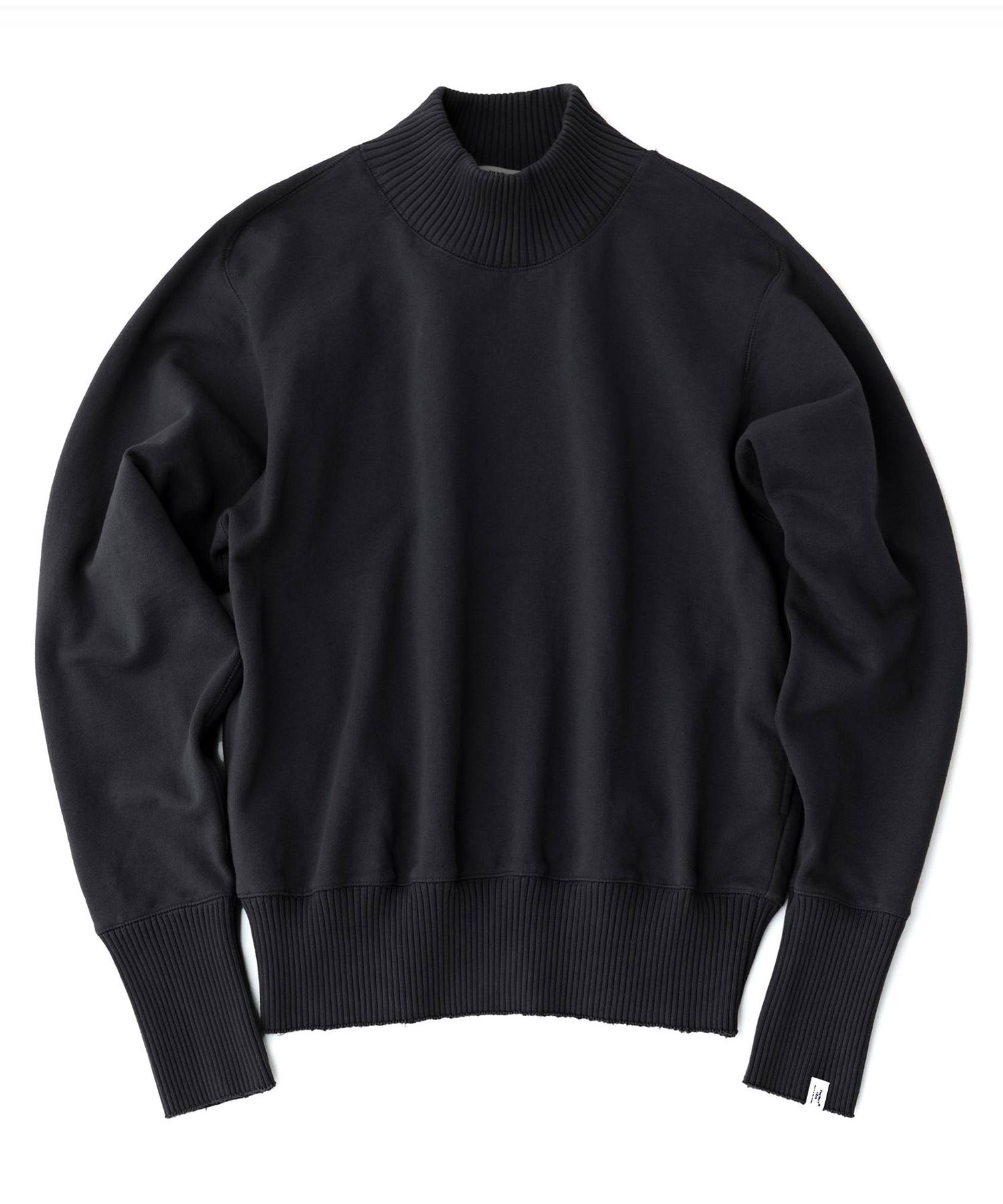 Perfect ribs Strange Sleeve Turtle Neck Sweat Shirts 送料無料 BLACK/01 サイズ:M,L,XL パーカー・スウェット メンズ