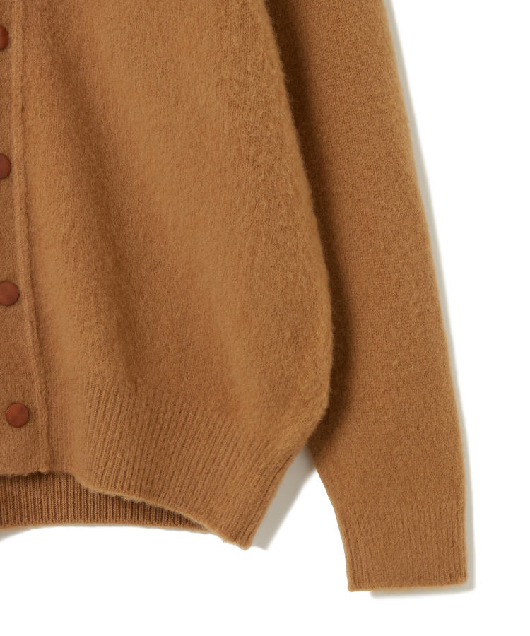 TAAKK ターク 縮絨グラデーションニット フーデッドカーディガン  