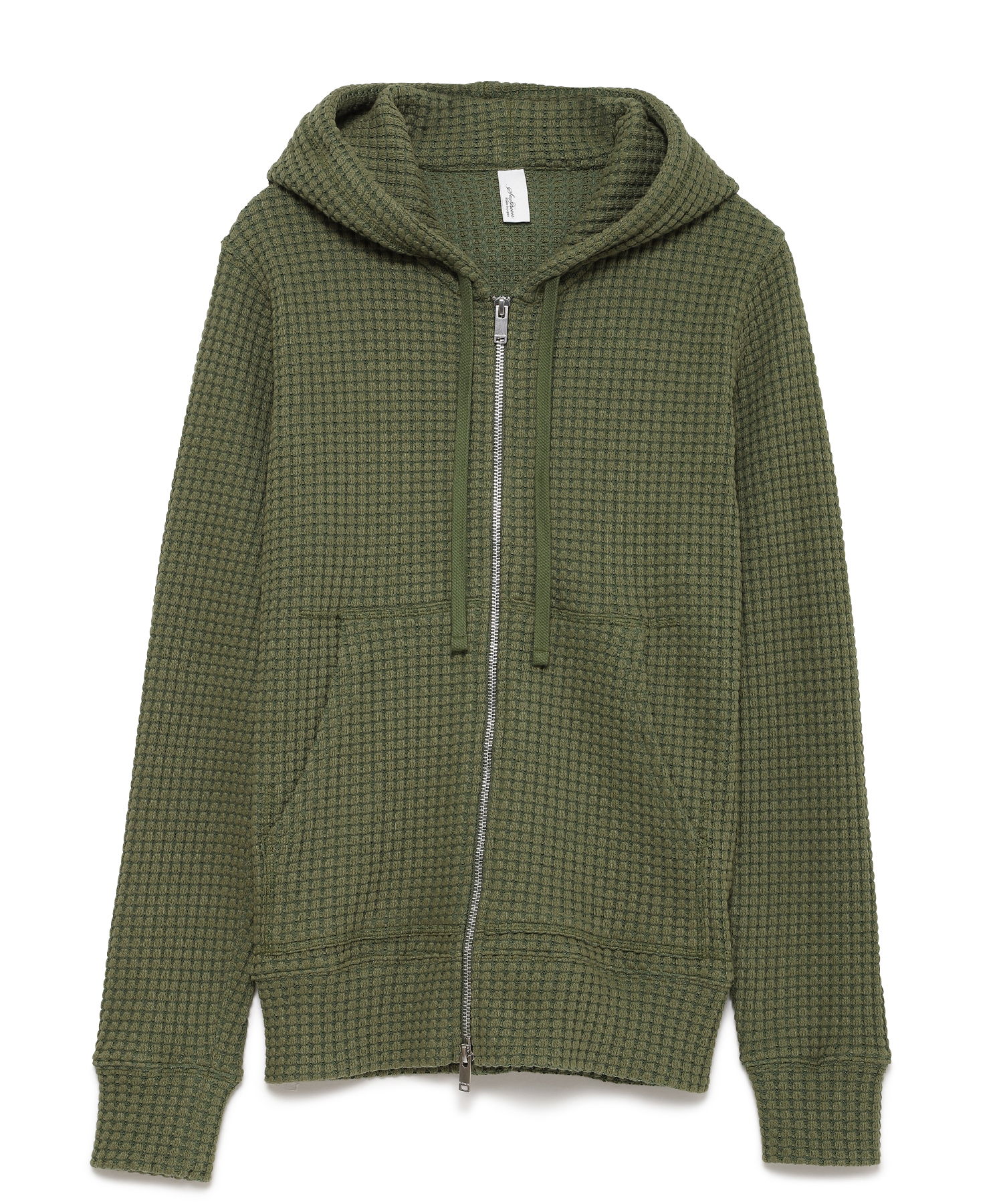 【公式】SEAGREEN (シーグリーン) BIG WAFFLE hoodie KHAKI/35 サイズ:01,02,03,04,05 パーカー・スウェット メンズ