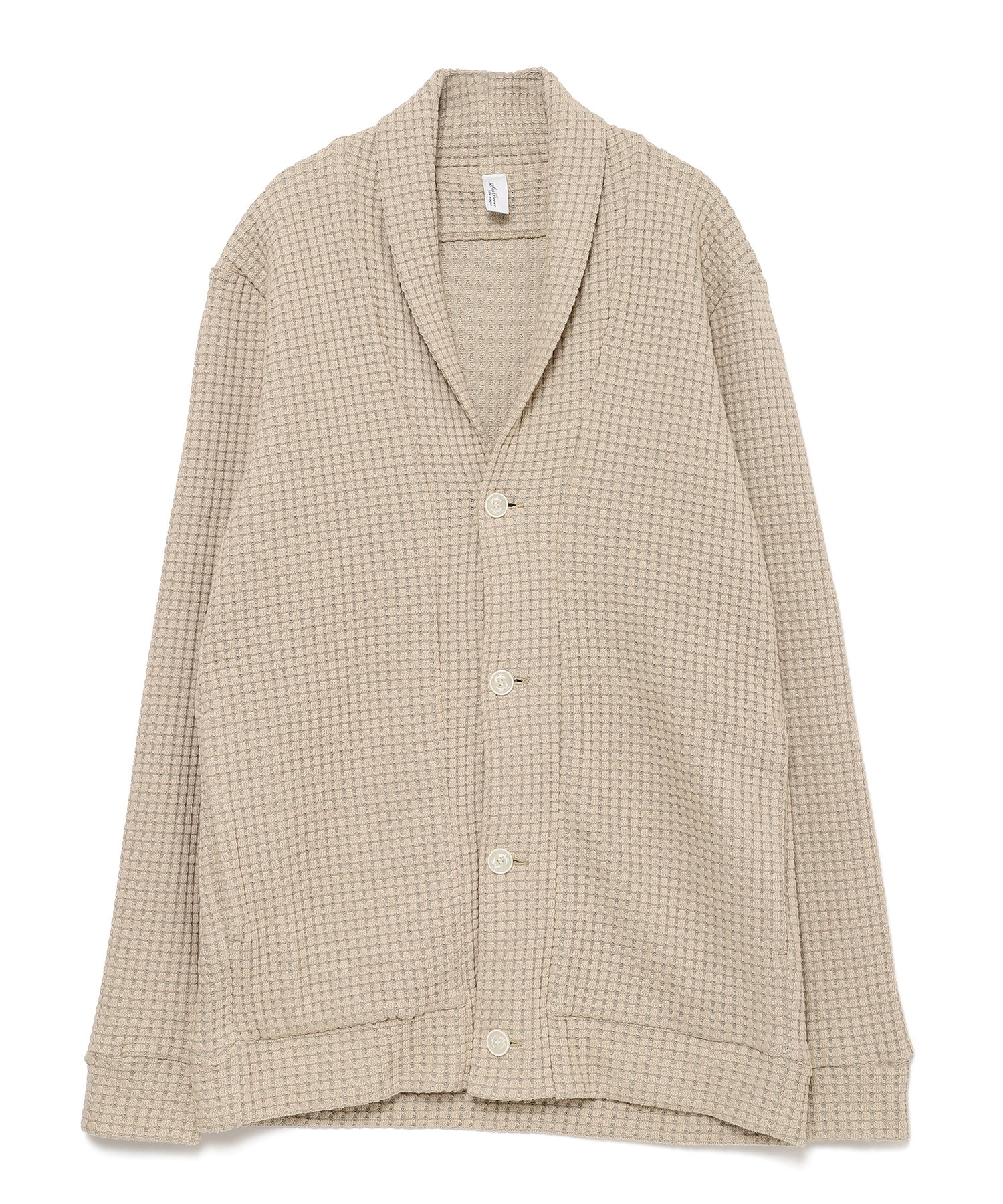 【公式】SEAGREEN (シーグリーン) BIG WAFFLE cardigan L.BEIGE/29 サイズ:01,02,03,04,05 カーディガン メンズ