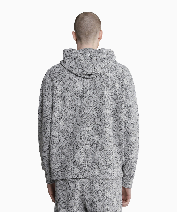 Seagreen(シーグリーン) RUG JACQUARD hoodie-