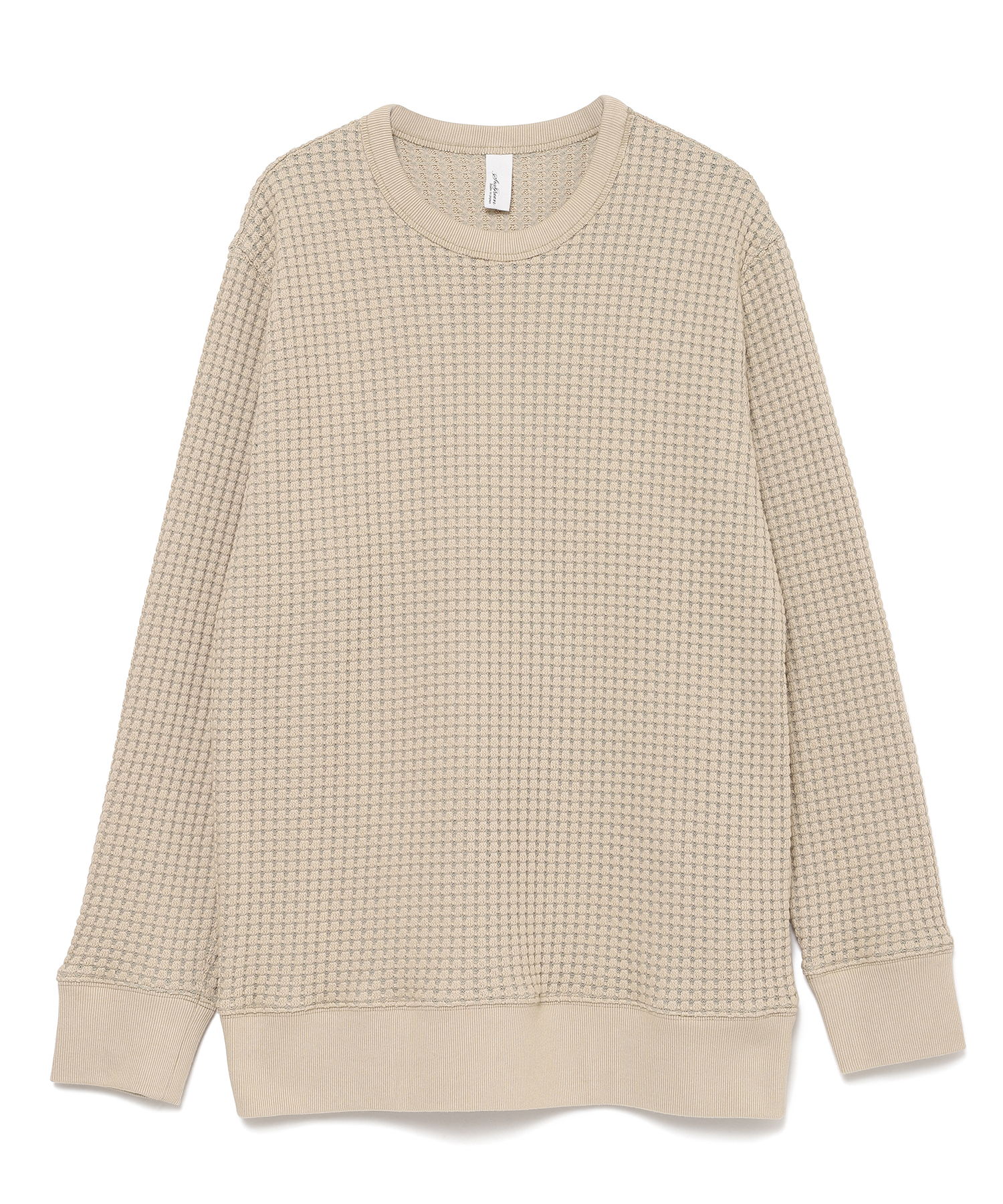 【公式】SEAGREEN (シーグリーン) BIG WAFFLE pullover L.BEIGE/29 サイズ:01,02,03,04,05 パーカー・スウェット メンズ