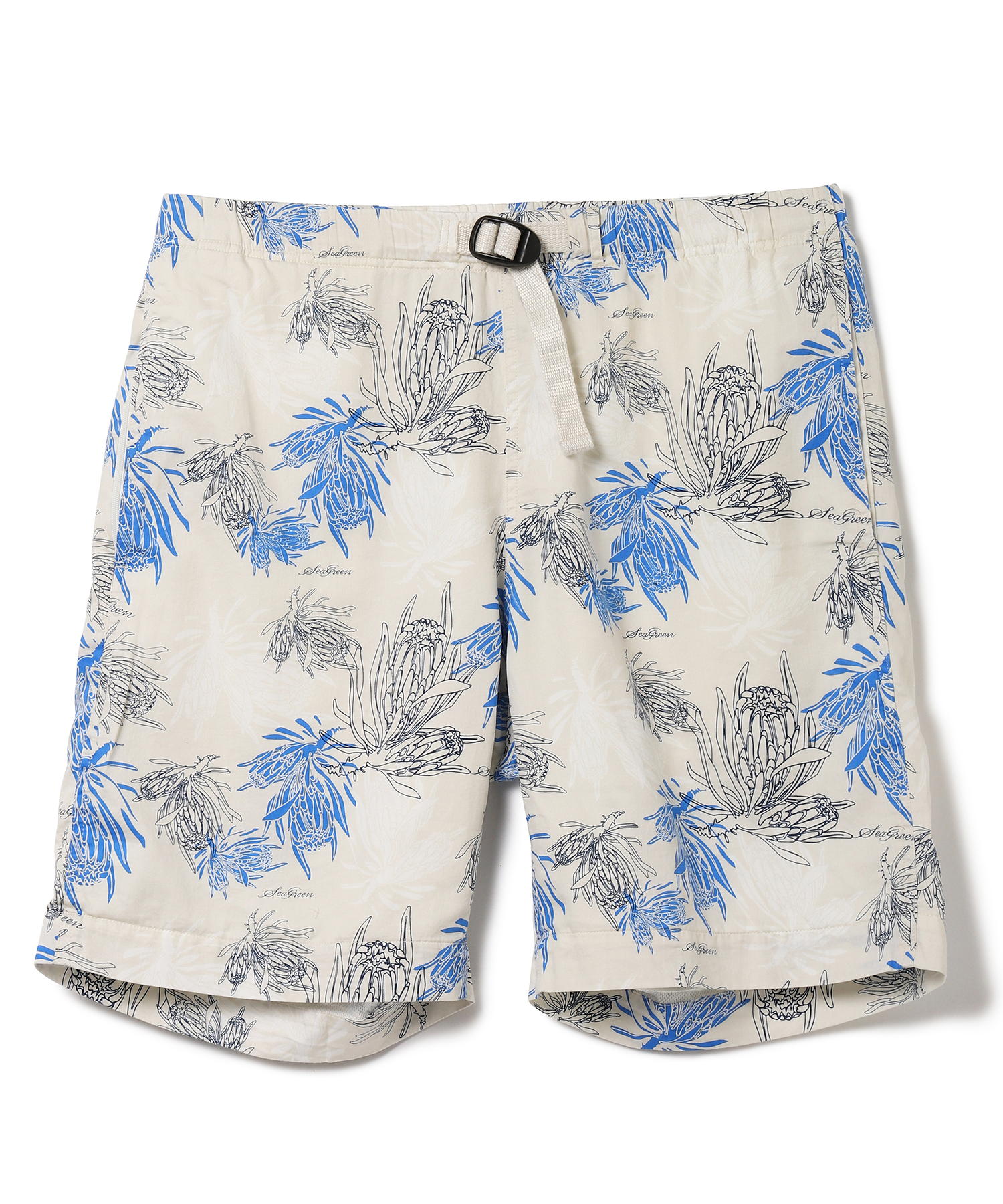 【公式】SEAGREEN (シーグリーン) PROTEA SATIN SHORTS L.GRAY/08 サイズ:01,02,03,04 ショートパンツ メンズ