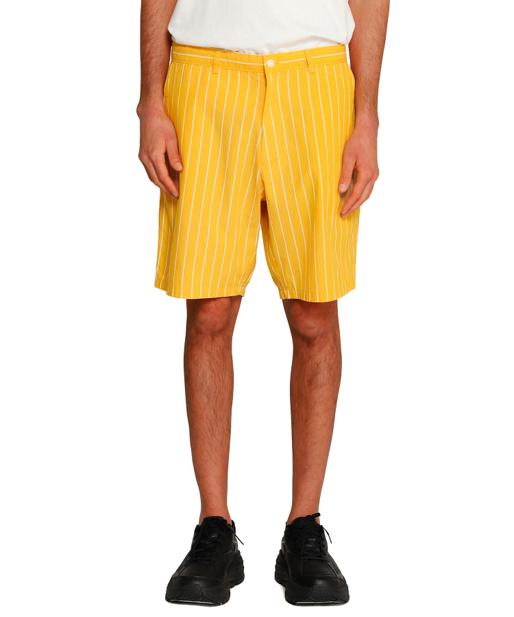 COTTON WASHER STRIPE SHORTS（SEAGREEN）｜TATRAS CONCEPT STORE 