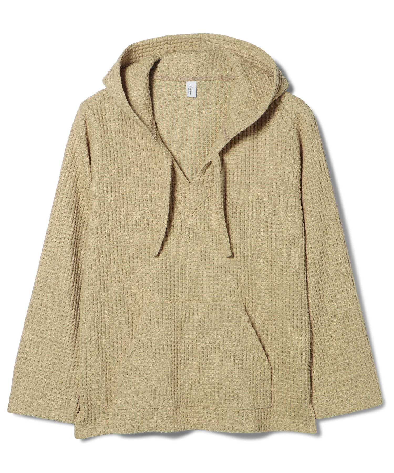 【公式】SEAGREEN (シーグリーン) BIG WAFFLE Mexican Hoodie BEIGE/27 サイズ:01,02,03,04,05 パーカー・スウェット メンズ