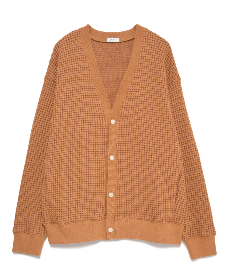 BIG WAFFLE CARDIGAN（Seagreen）｜TATRAS CONCEPT STORE タトラス公式