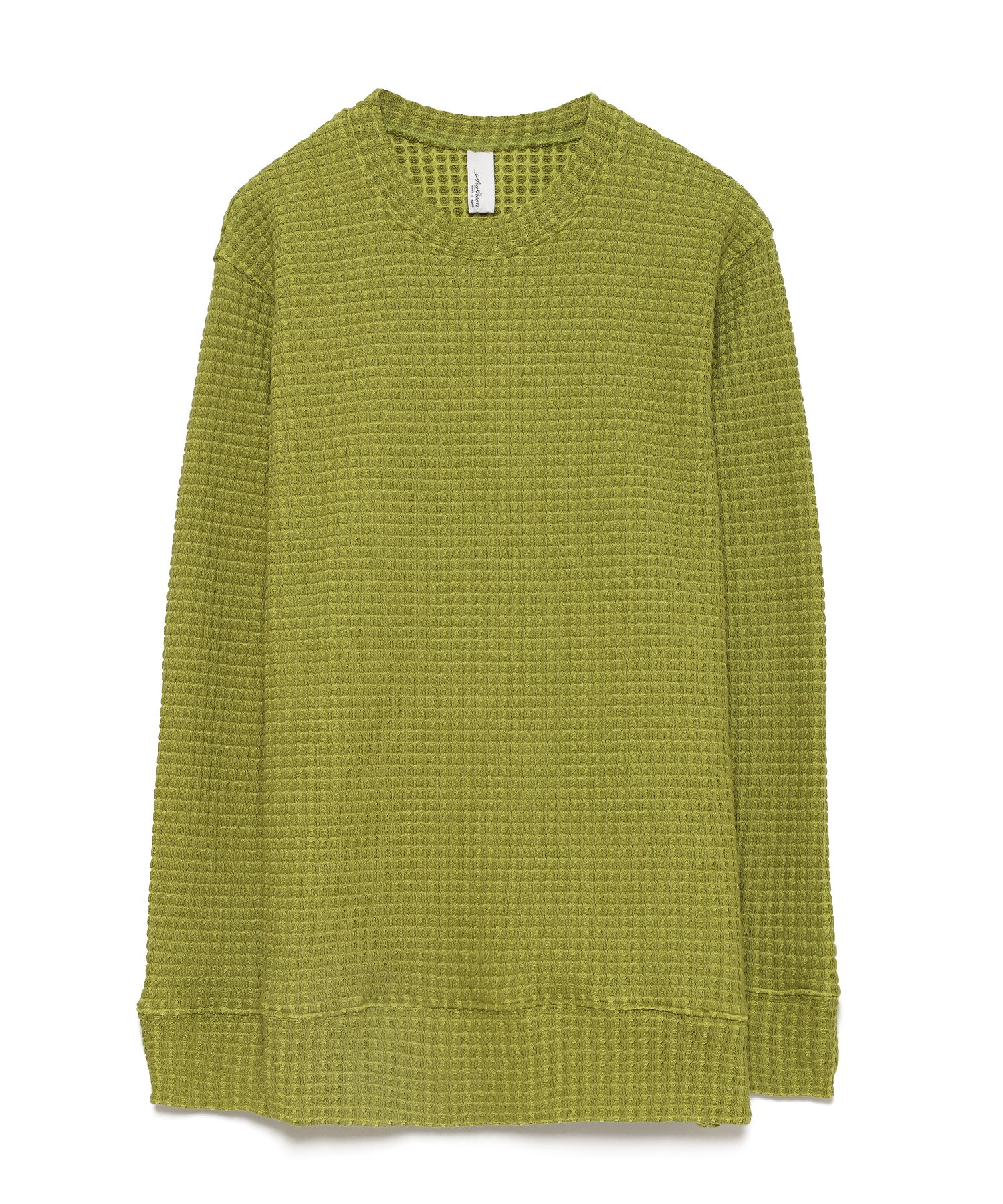 Seagreen シーグリーン BIG WAFFLE PULLOVER ・定番のビッグワッフルクルーネック ・脇のセキュリティーポケットはパスポートや鍵など貴重品の収納に重宝します ・ワンマイルから長