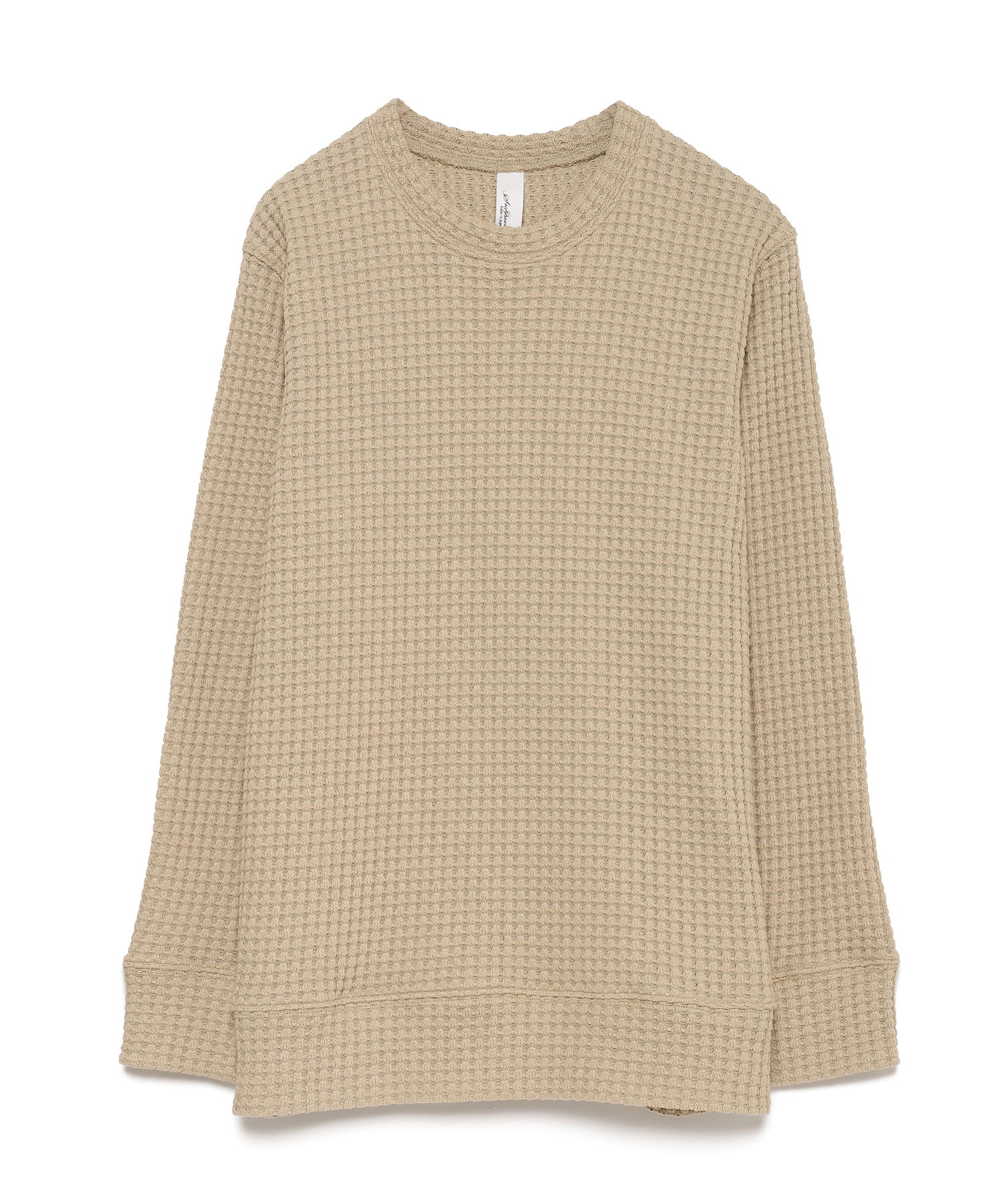 【公式】SEAGREEN (シーグリーン) BIG WAFFLE PULLOVER BEIGE/27 サイズ:01,02,03,04 パーカー・スウェット メンズ