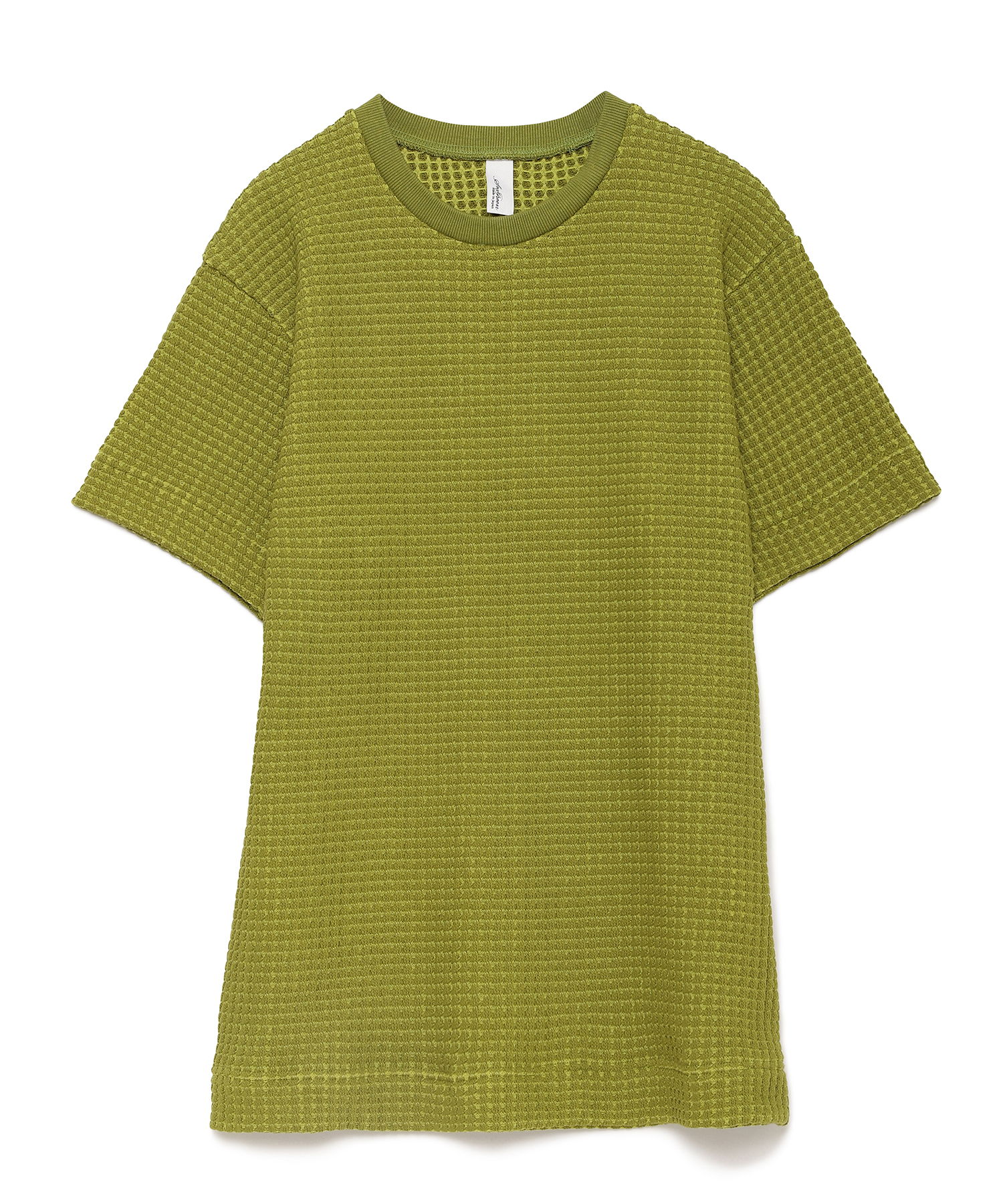 【公式】SEAGREEN (シーグリーン) BIG WAFFLE T-SHIRT OLIVE/36 サイズ:01,02,03,04 Tシャツ・カットソー メンズ