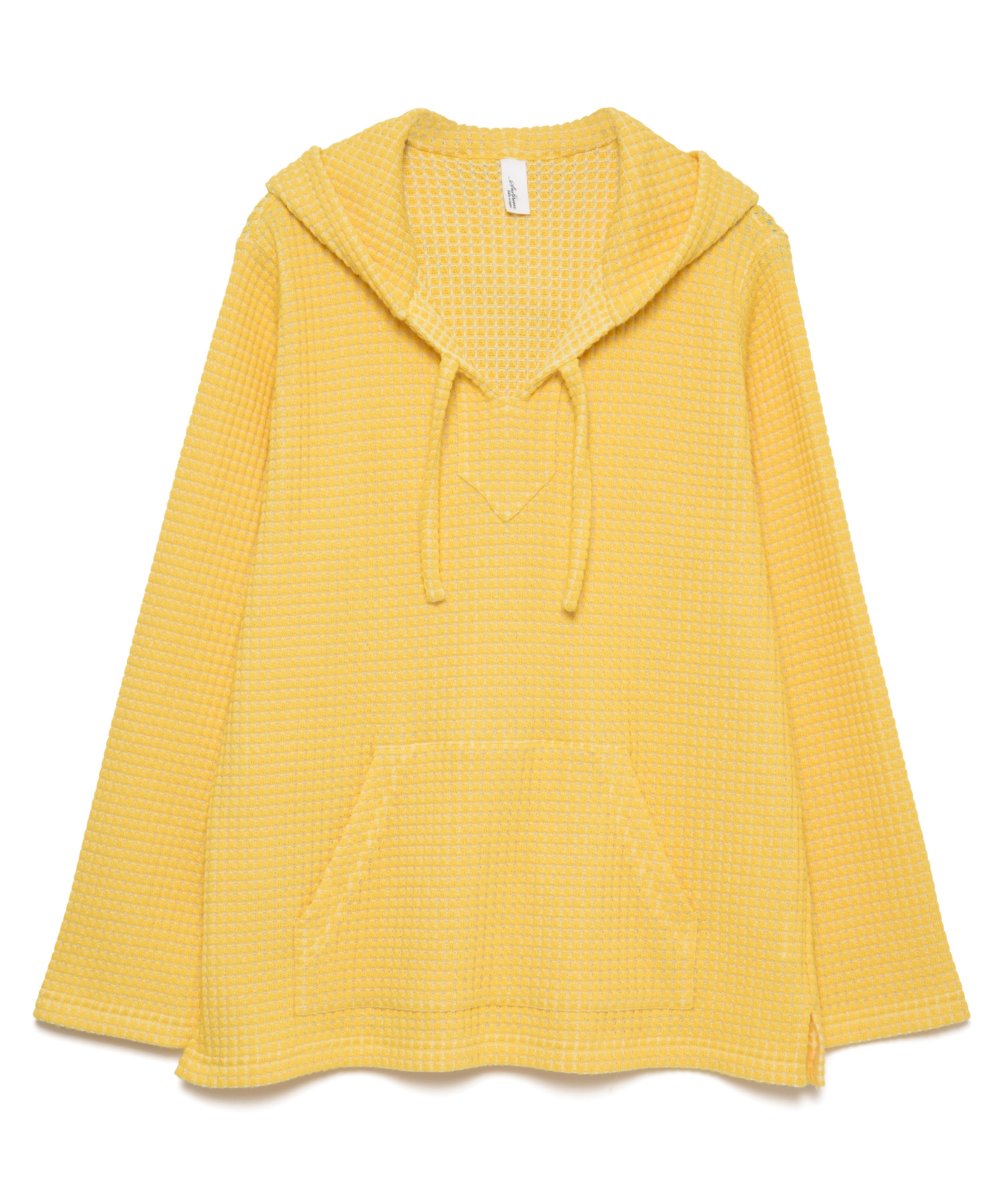 【公式】SEAGREEN (シーグリーン) BIG WAFFLE MEXICAN HOODIE YELLOW/80 サイズ:01,02,03,04 パーカー・スウェット メンズ